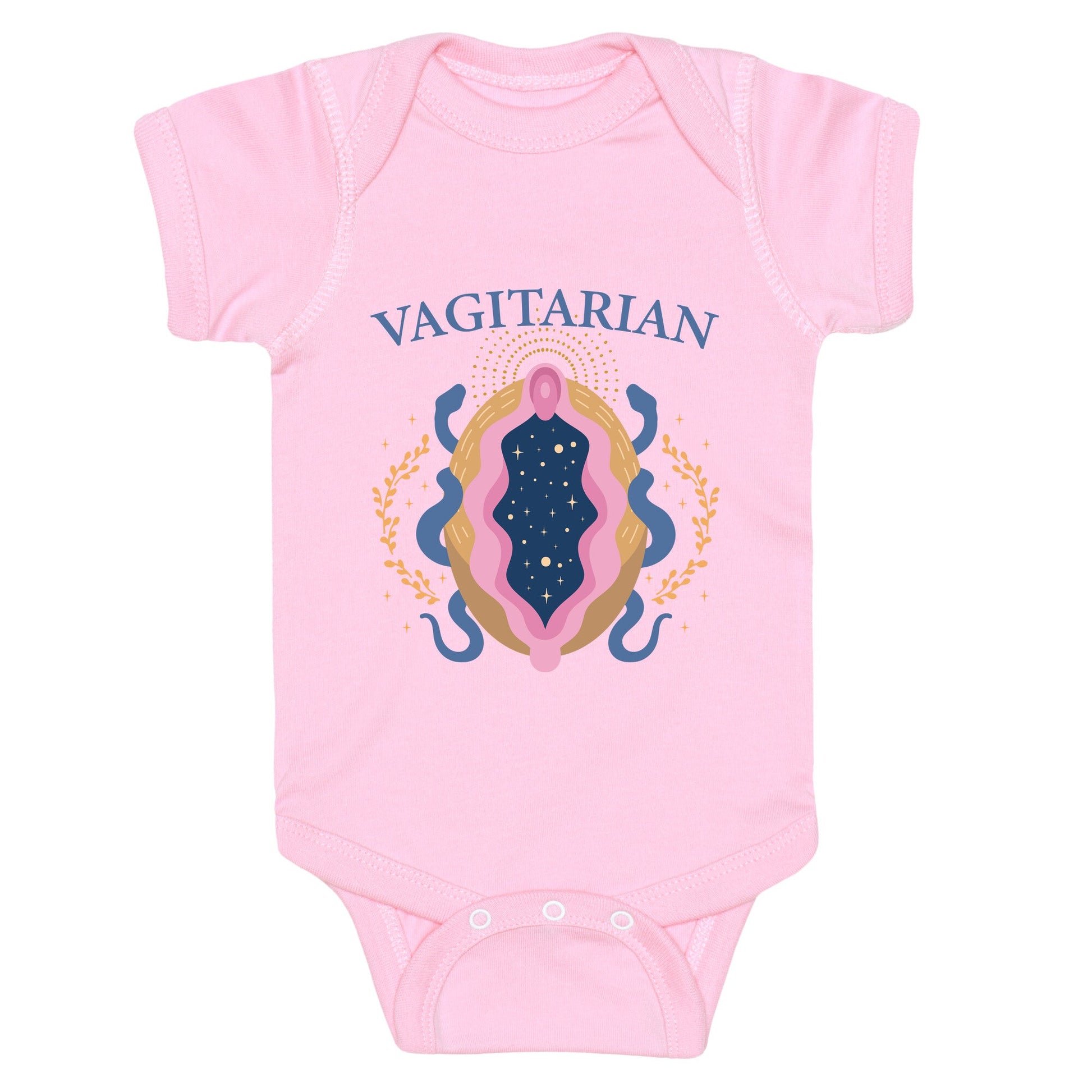 Vagitarian Lesbian Pride Baby One-Piece