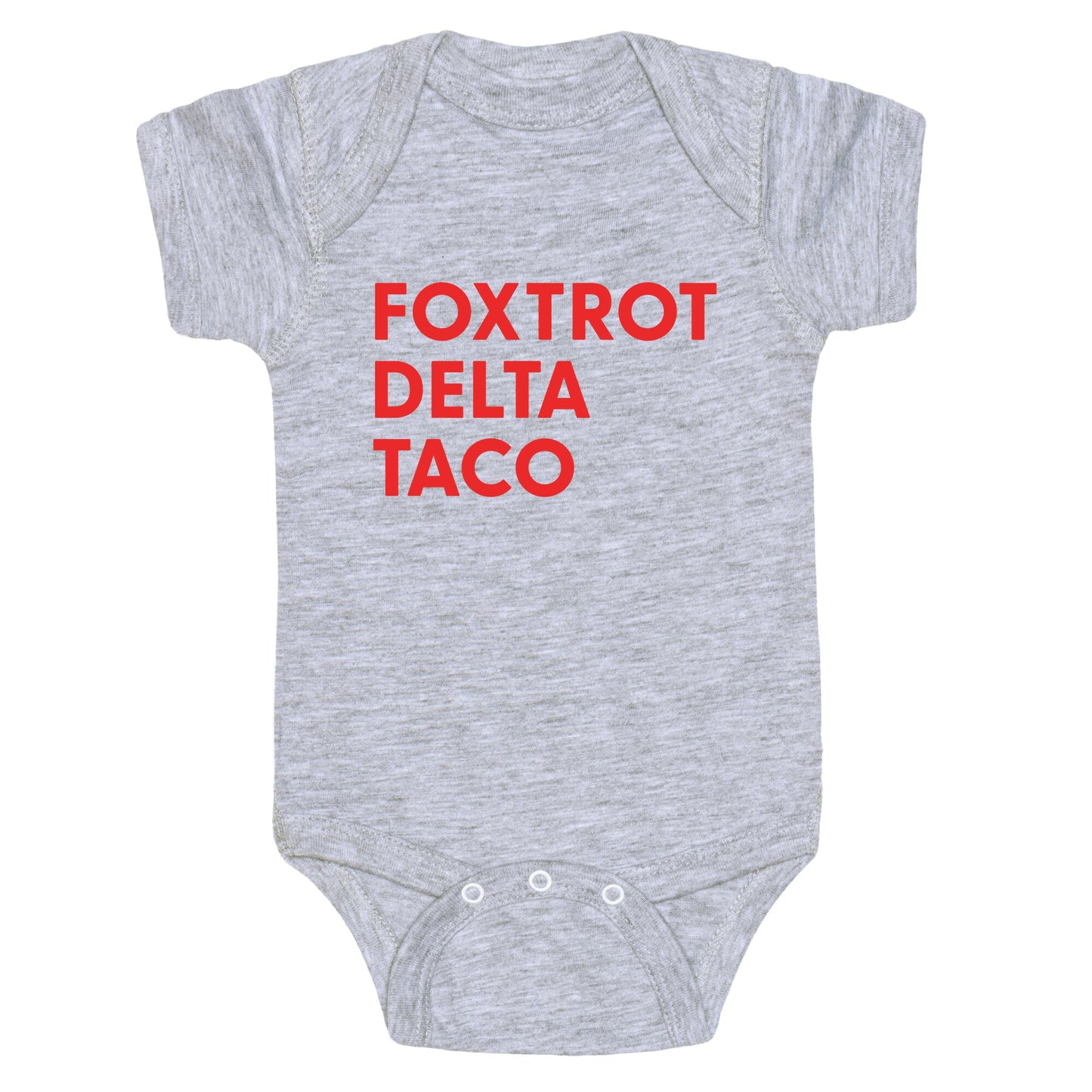 Foxtrot Delta Taco Trump Baby One-Piece