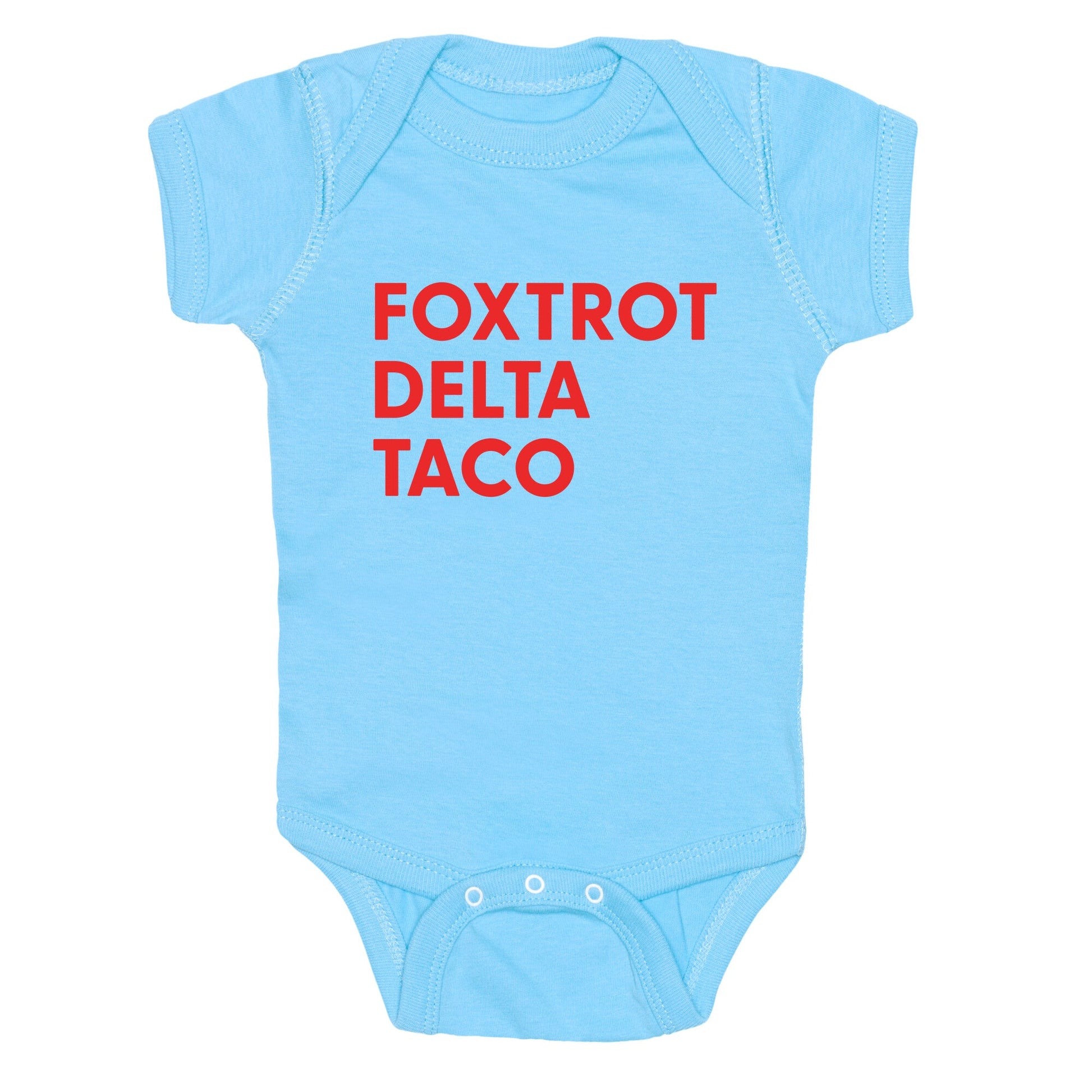 Foxtrot Delta Taco Trump Baby One-Piece