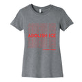 Abolish Ice Red Womens Cotton Tee