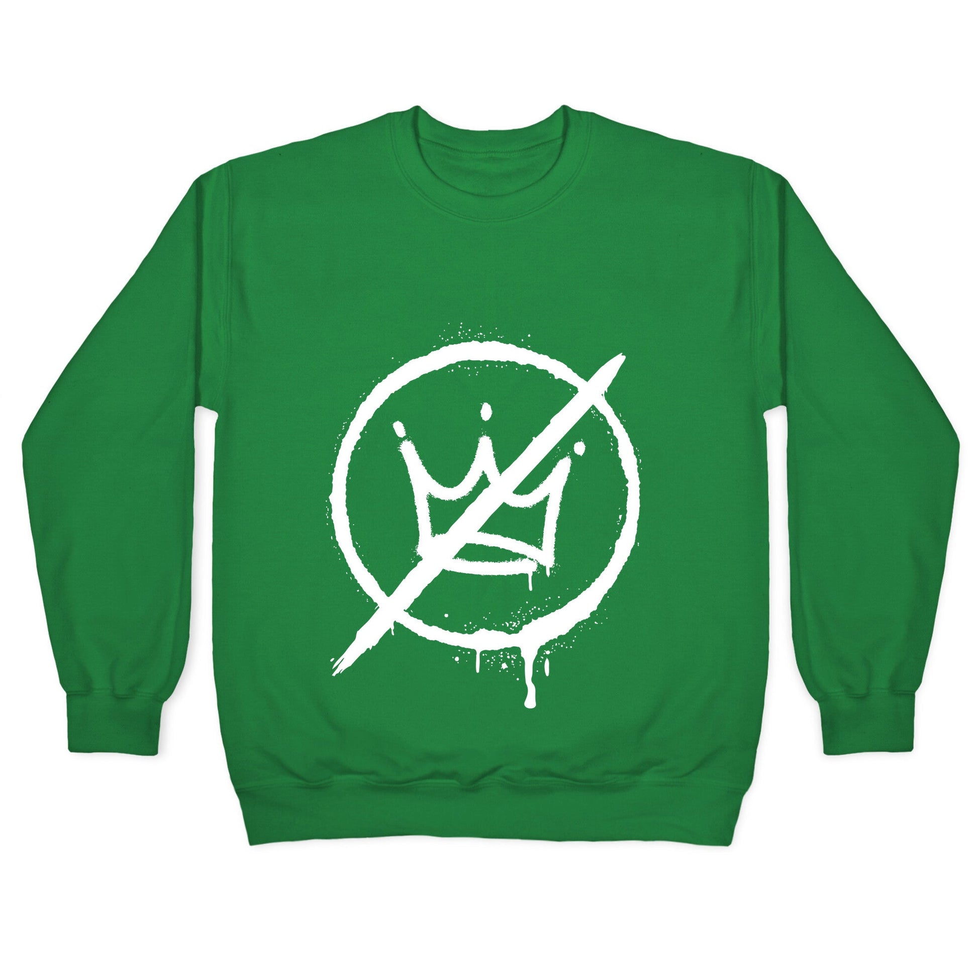 No Kings Crown Anti Trump Crewneck Sweatshirt