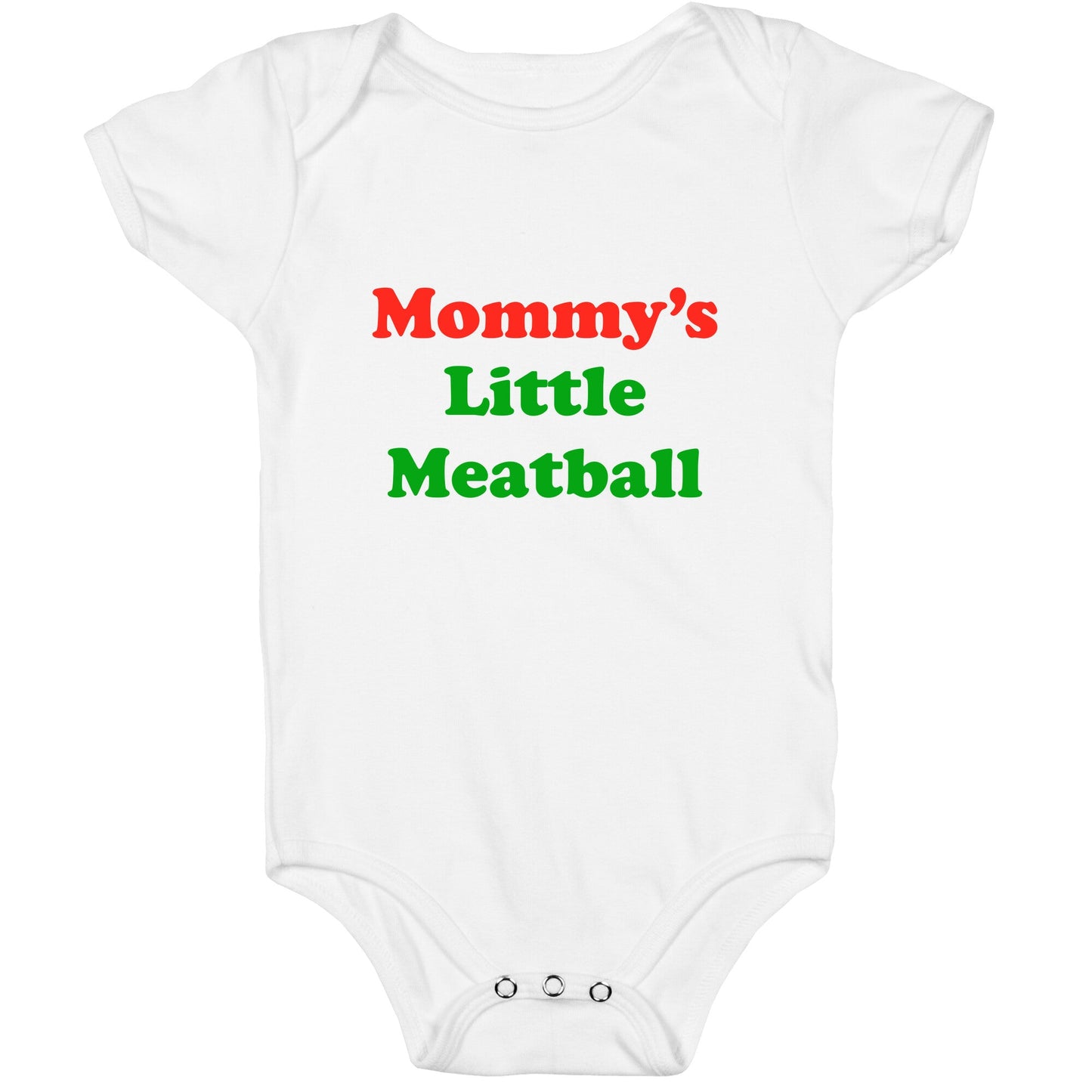 Mommys Little Meatball NYC Baby One-Piece