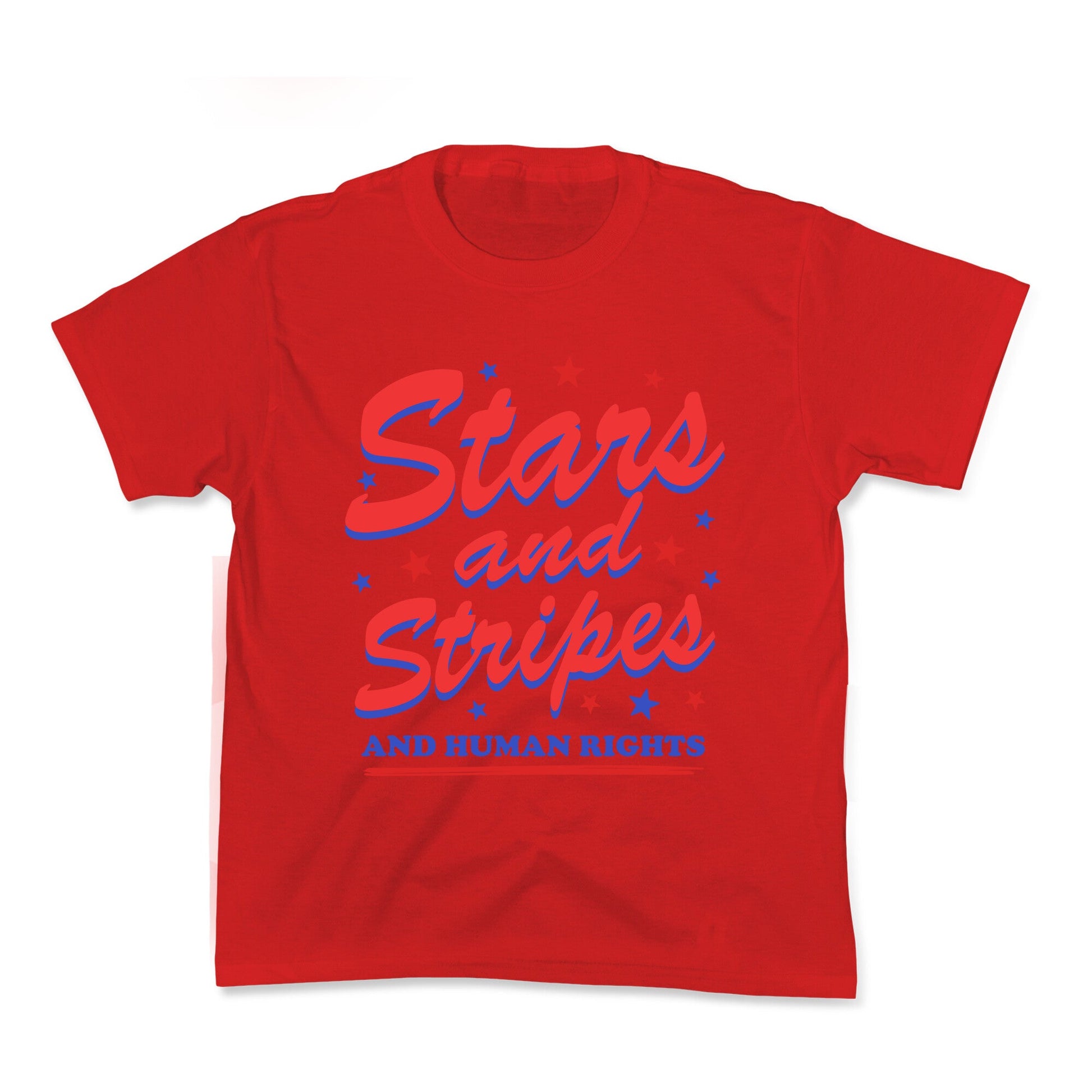 Starts Stripes Human Rights Kids Tee