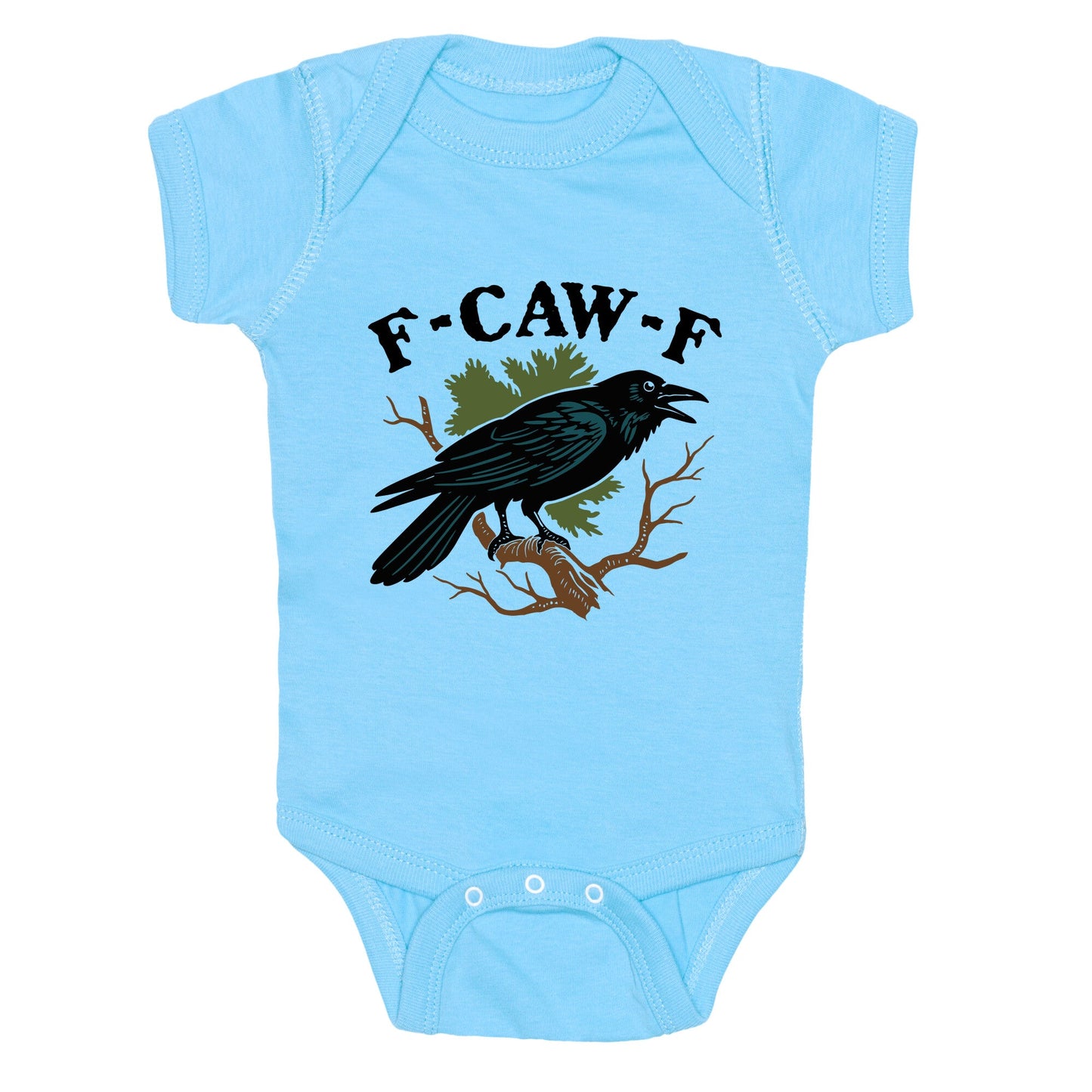 F Caw F Baby One-Piece