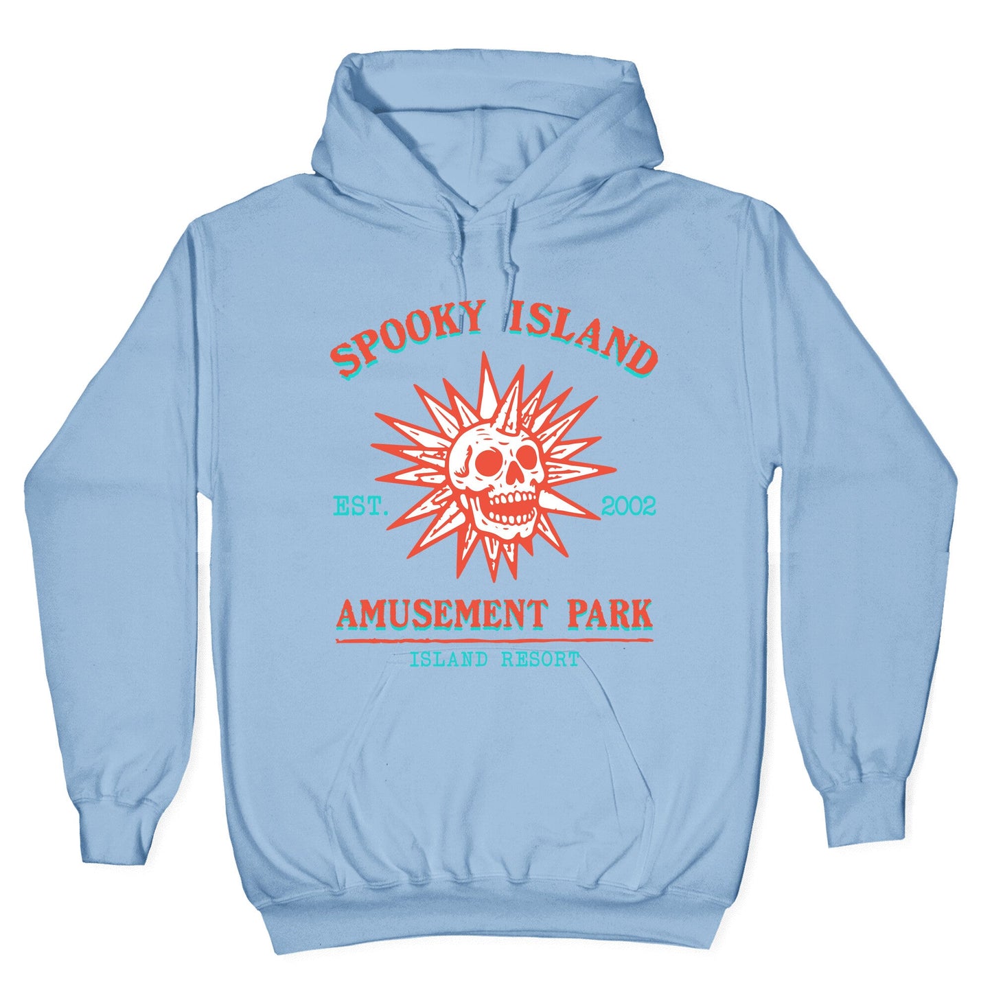 Spooky Island Retro Hoodie