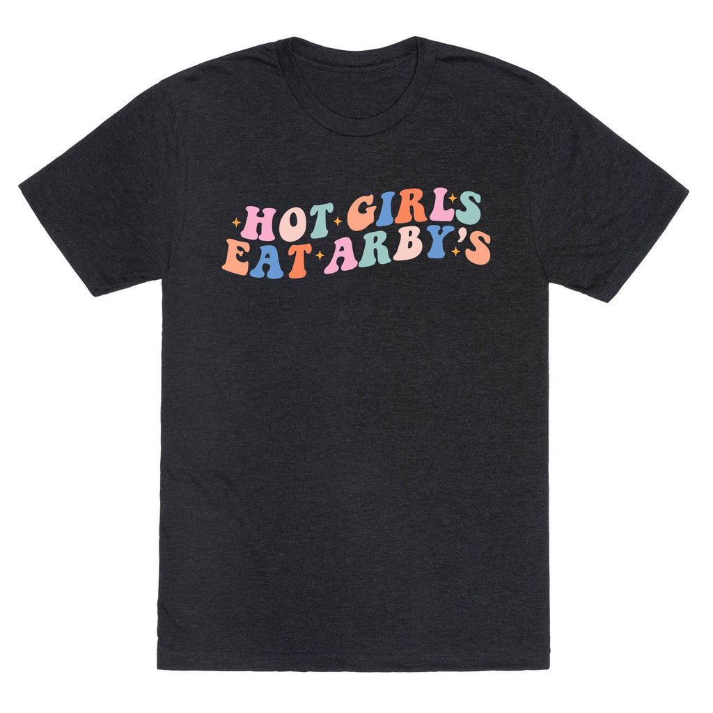 Hot Girls Eat Arbys Retro Unisex Triblend Tee