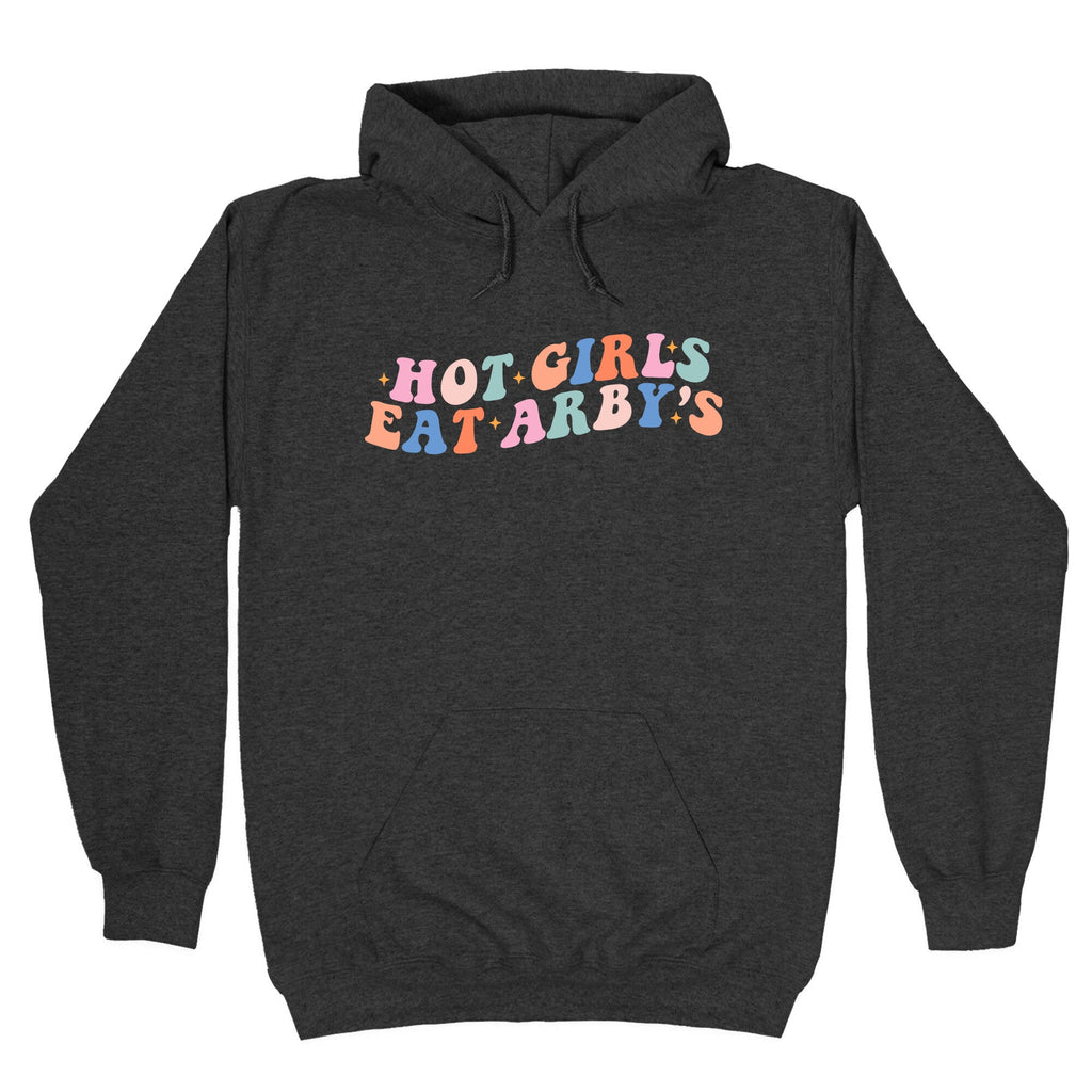 Hot Girls Eat Arbys Retro Hoodie
