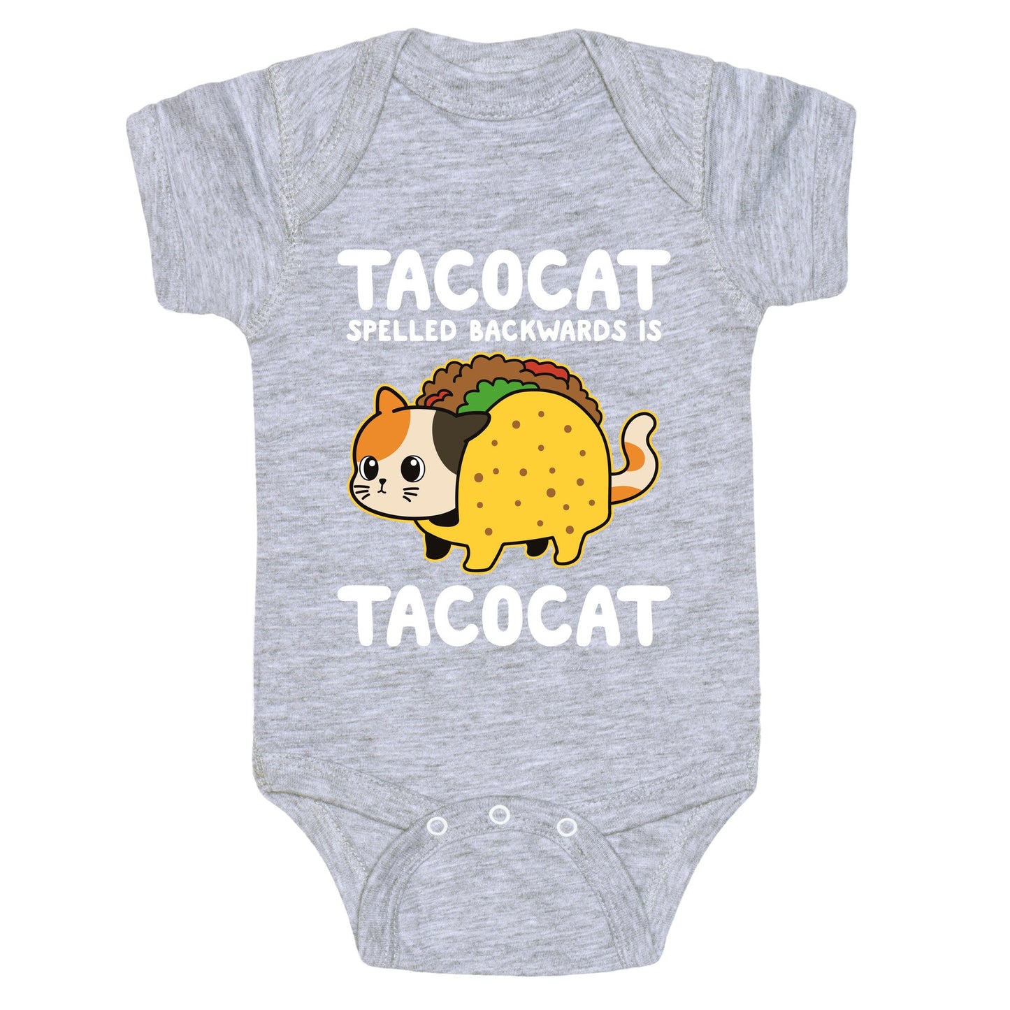 Tacocat Spelled Backwards Baby One-Piece