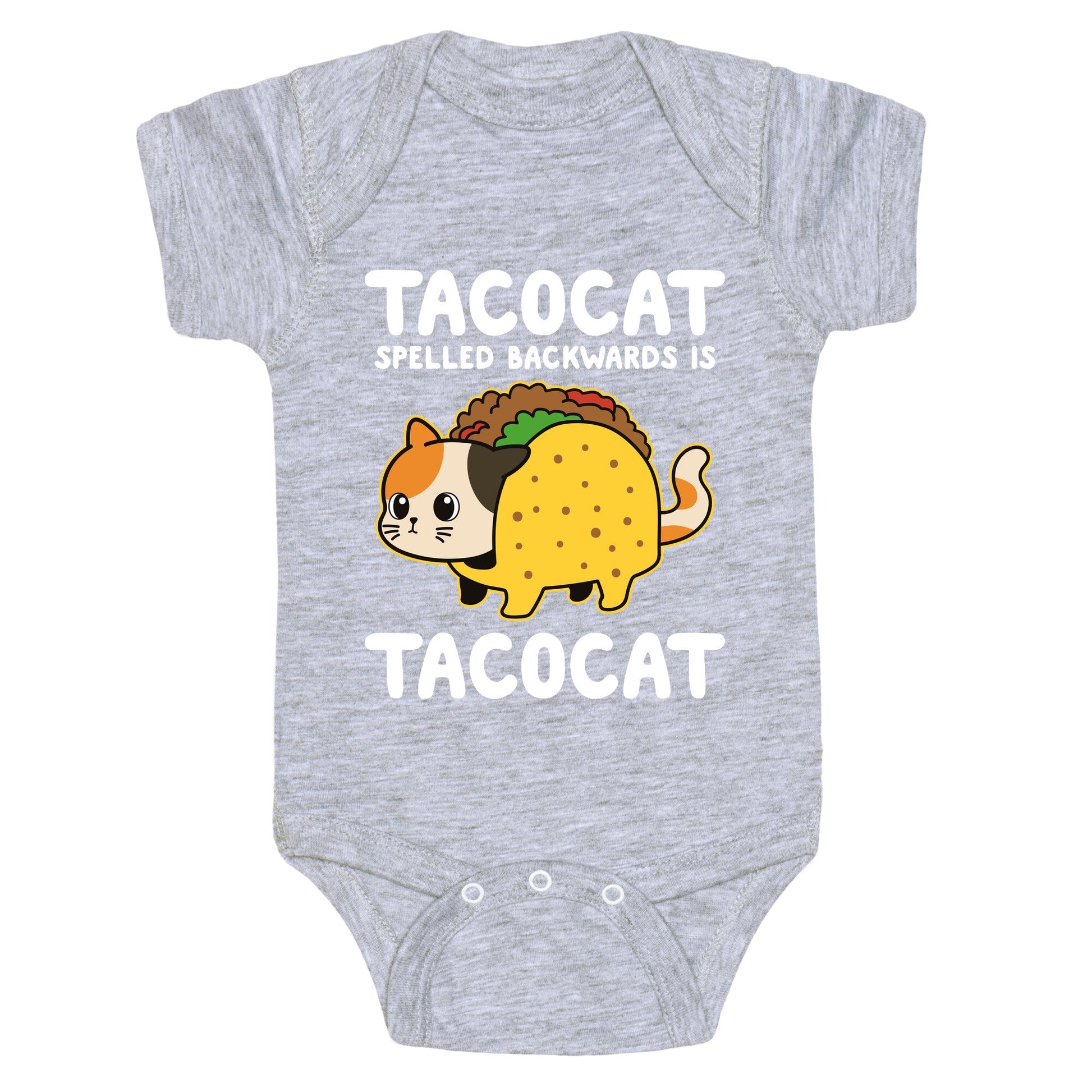 Tacocat Spelled Backwards Baby One-Piece
