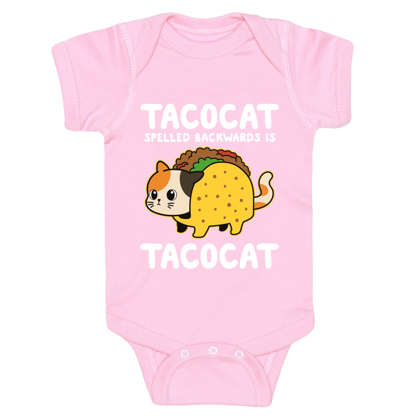 Tacocat Spelled Backwards Baby One-Piece