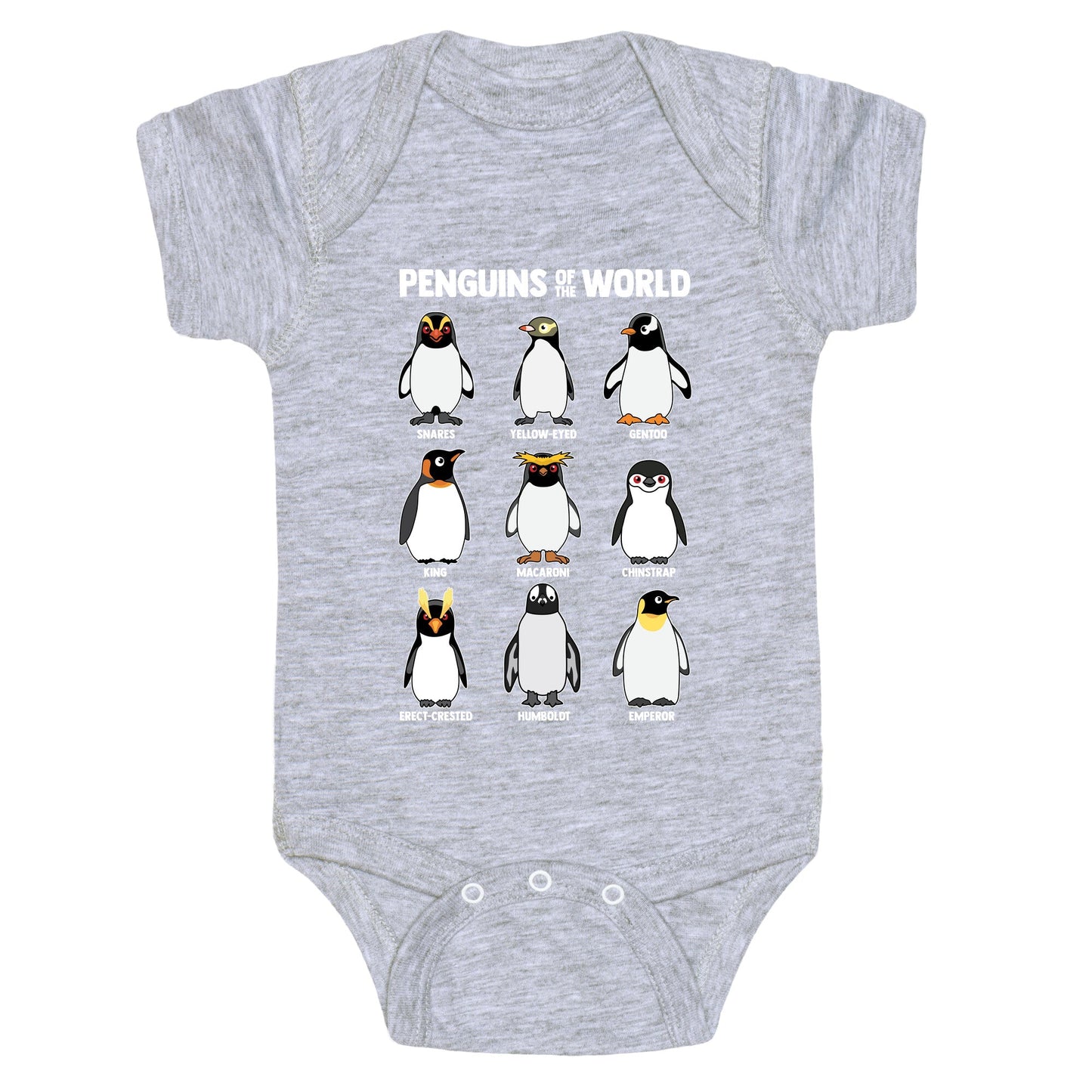Penguins of the World Baby One-Piece