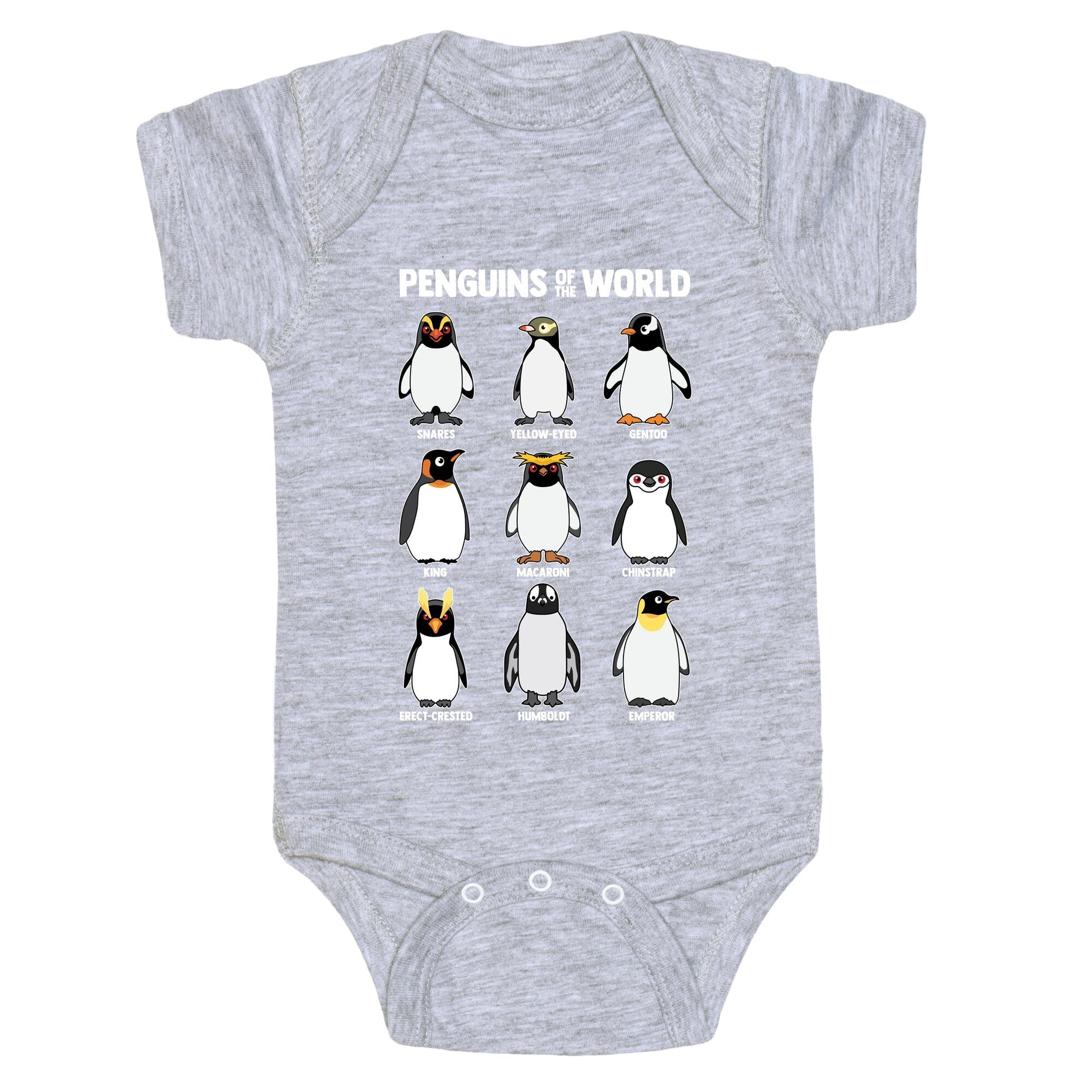 Penguins of the World Baby One-Piece
