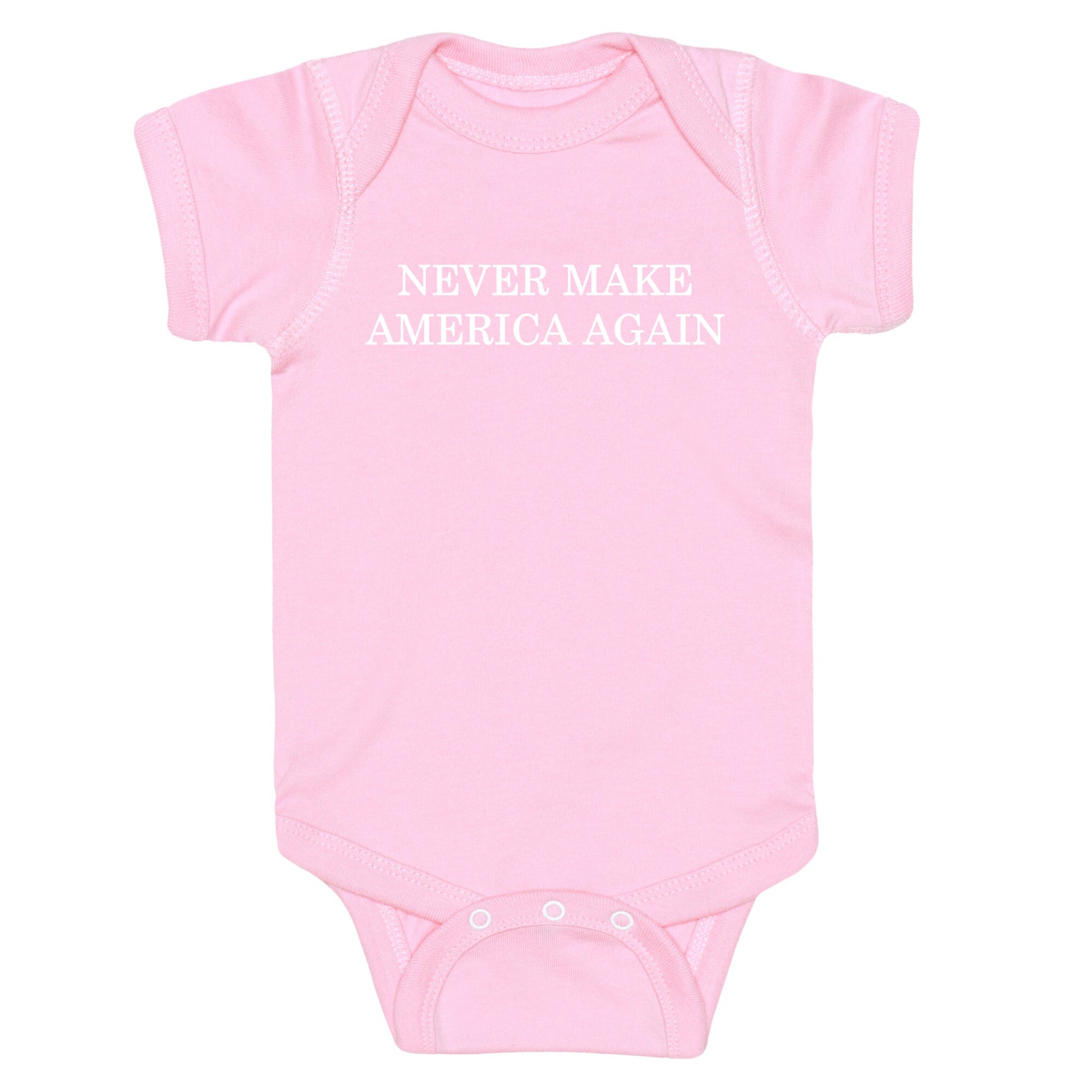 Never Make America Again Baby One-Piece