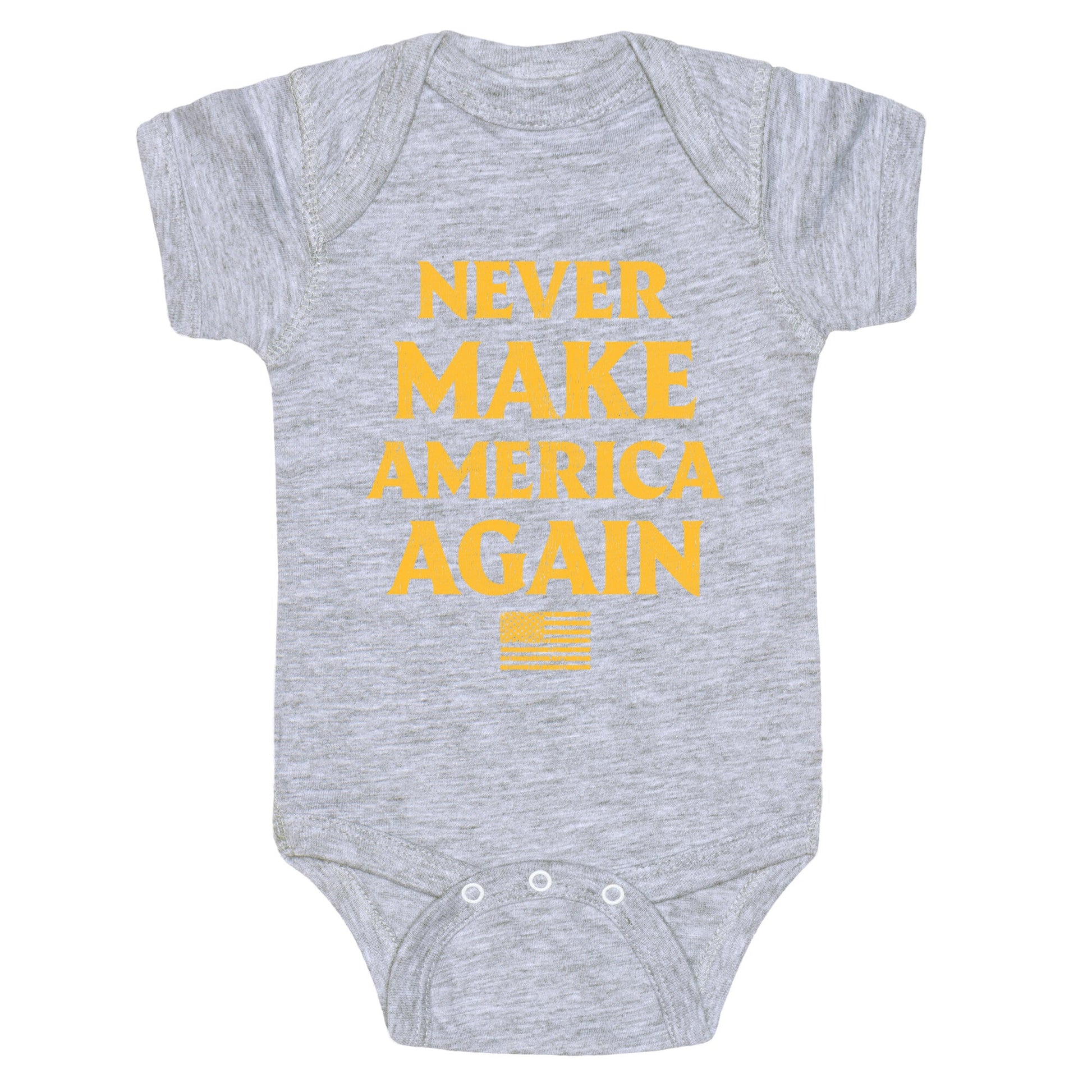 Trump Never Make America Again Baby One-Piece
