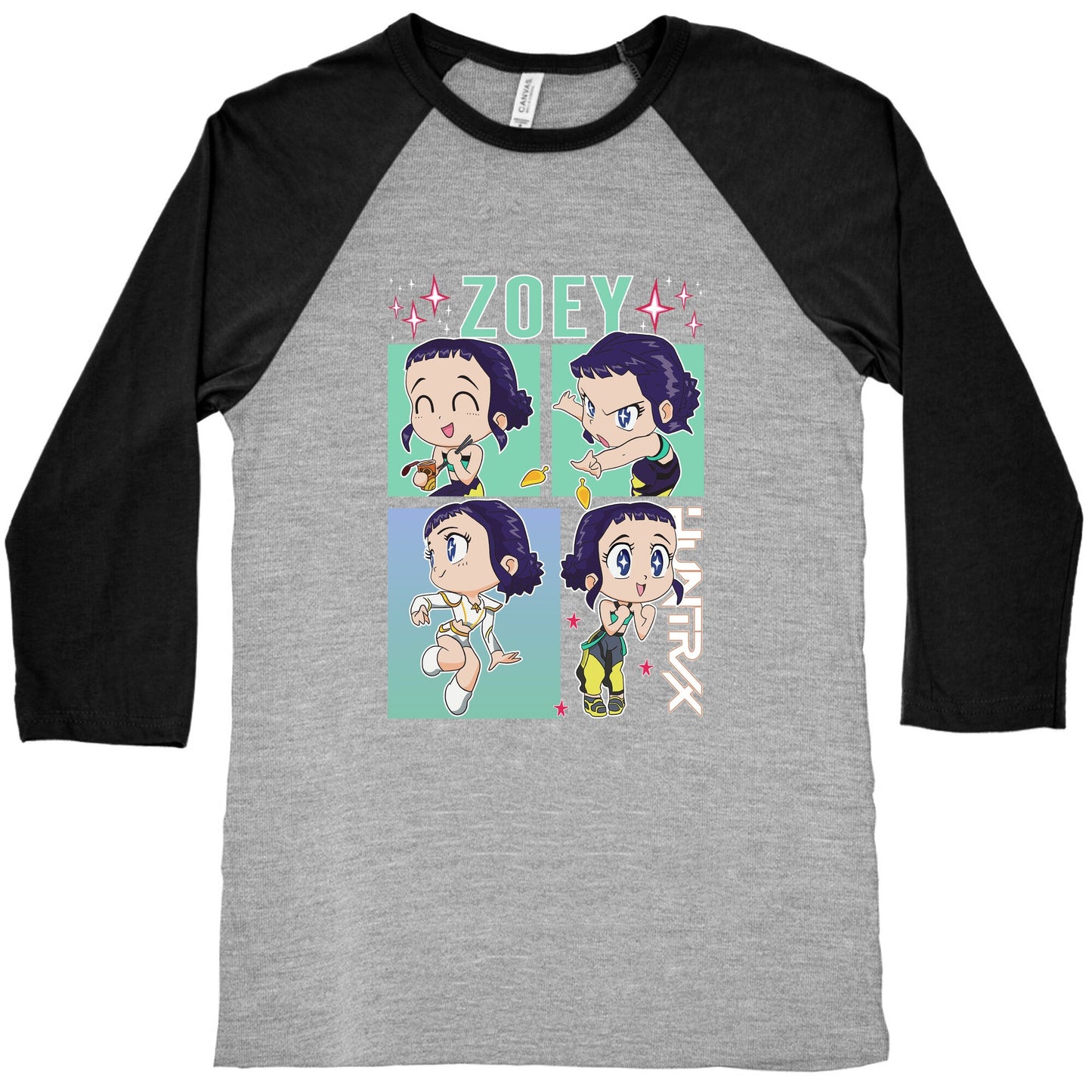 Zoey Kpop Demon Hunters Baseball Tee