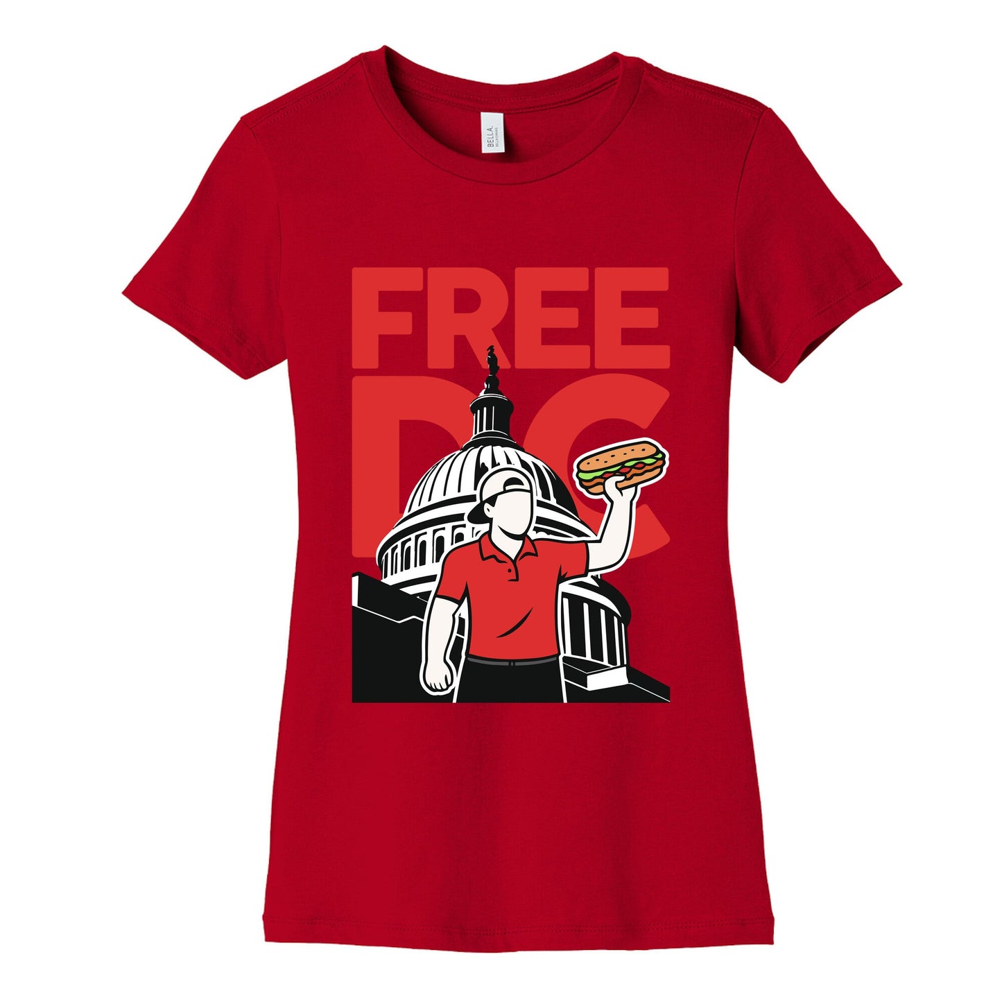 Anti Ice DC Sandwich Guy Womens Cotton Tee