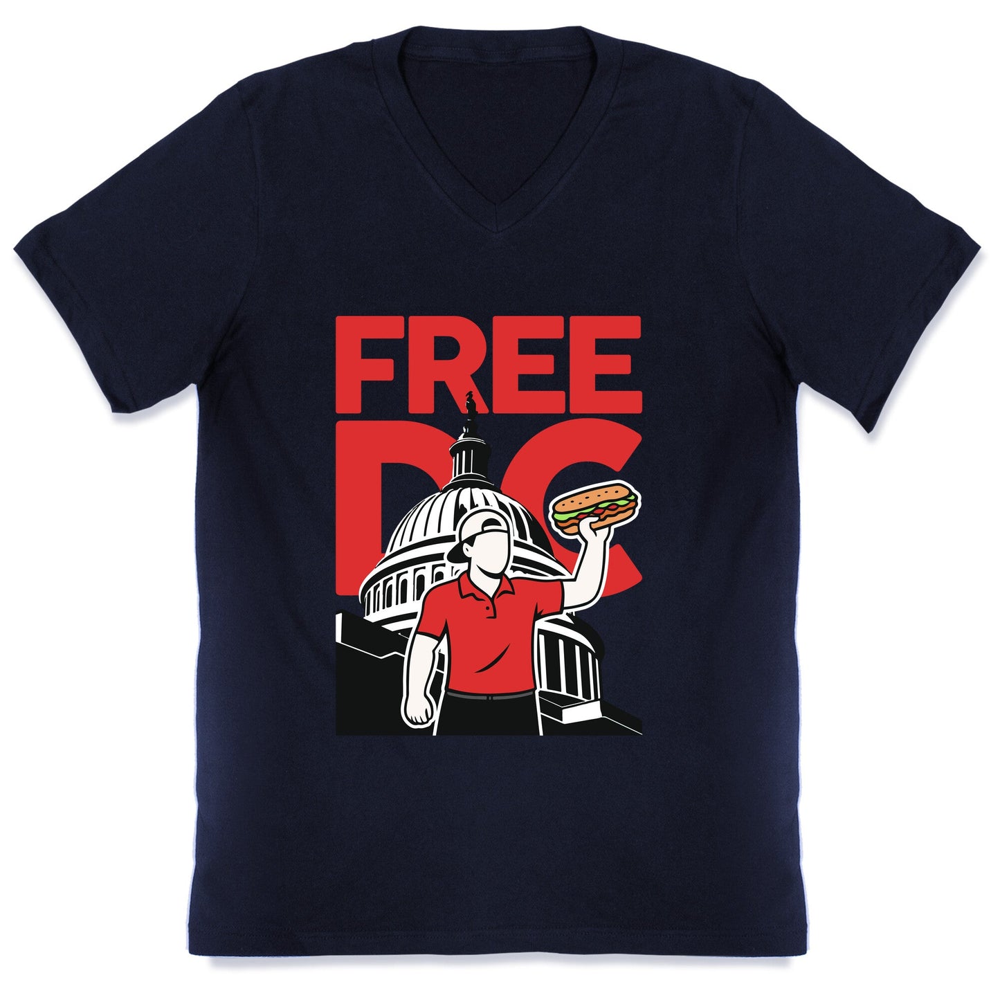 Anti Ice DC Sandwich Guy V-Neck