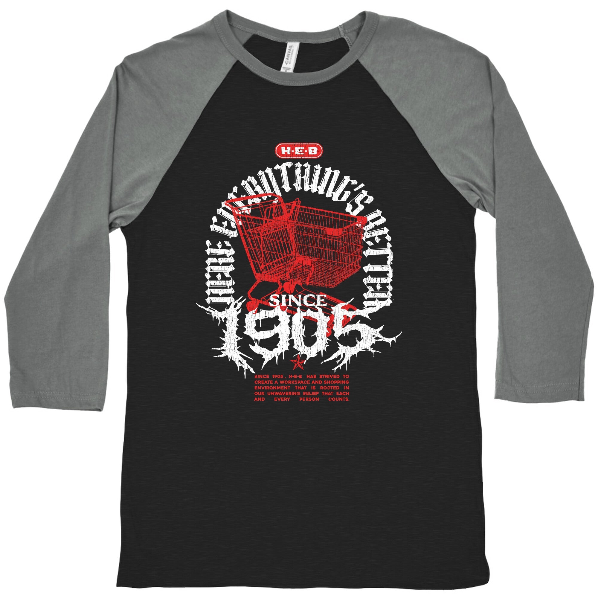 H-E-B Metal Shirt Baseball Tee
