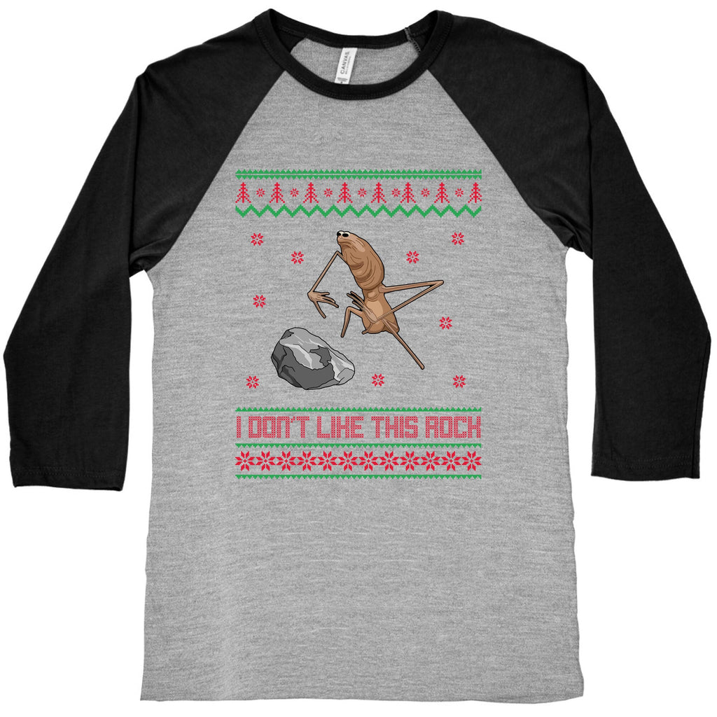 Marcus I Dont Like This Rock Baseball Tee