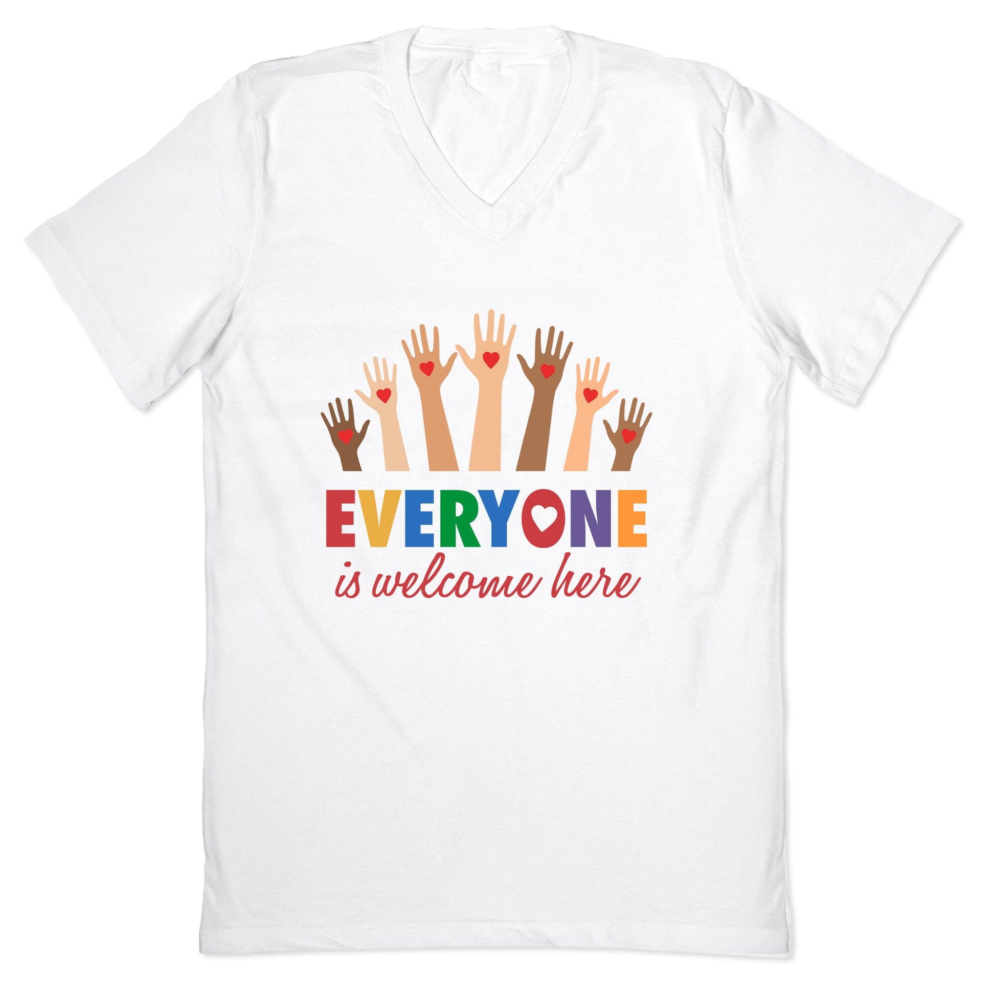 Everyone is Welcome V-Neck