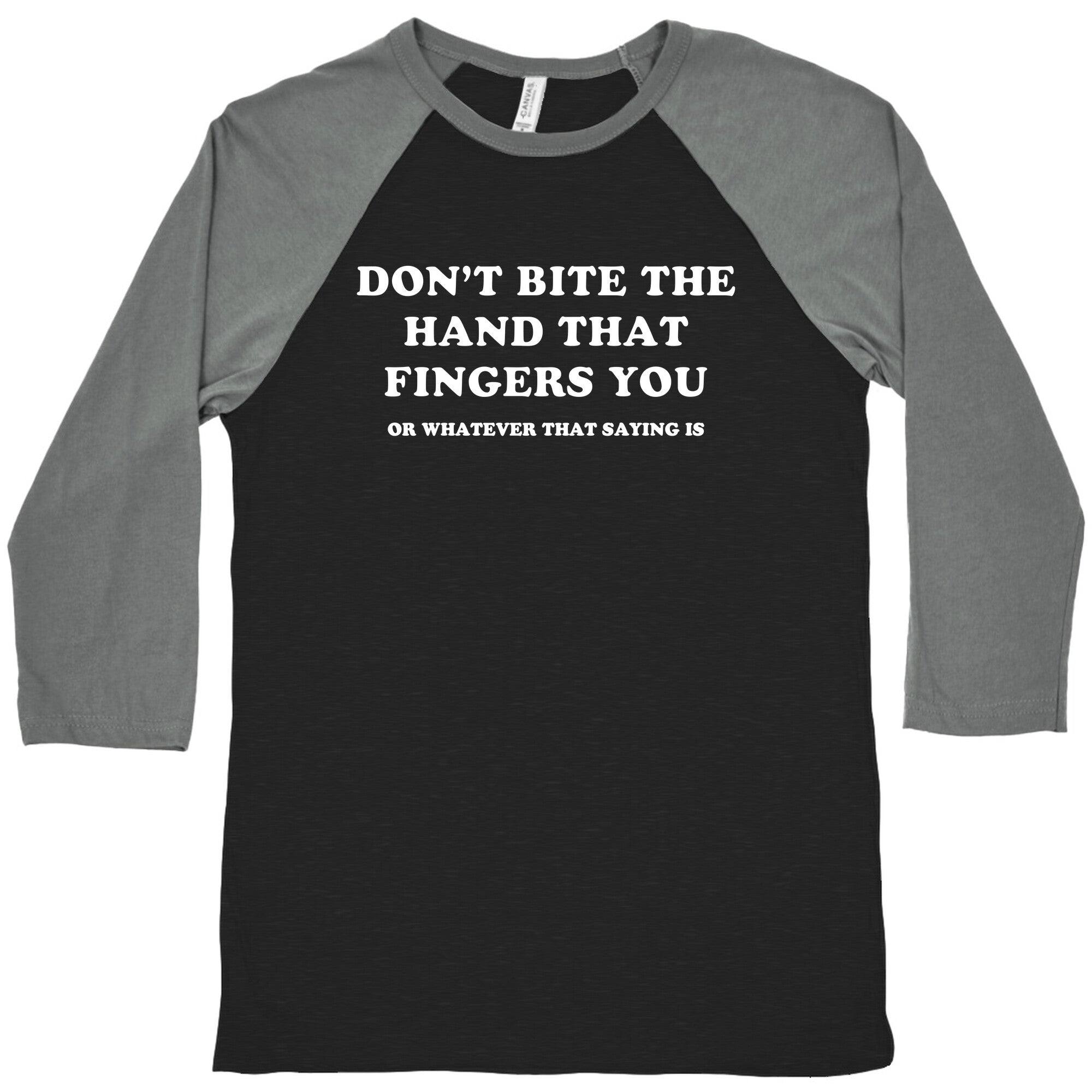 Dont Bite Baseball Tee