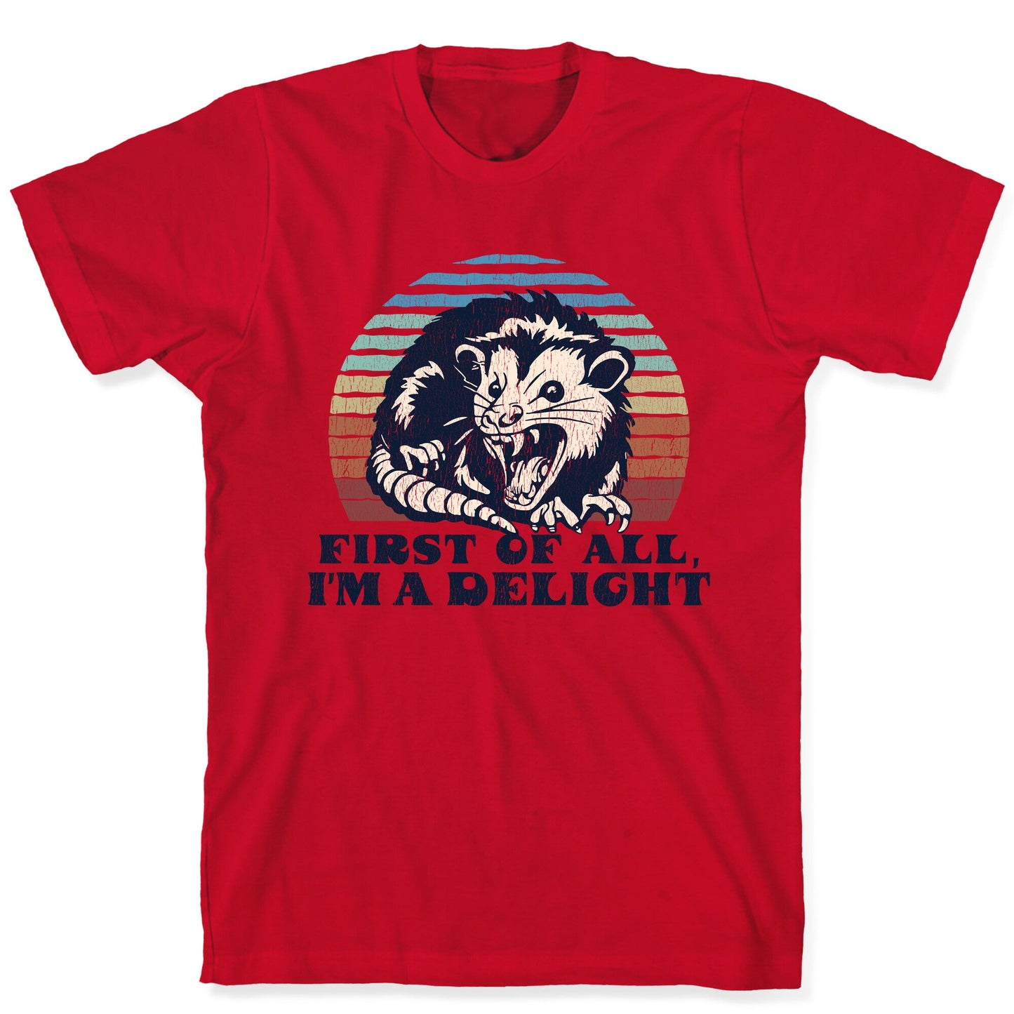 Delightful Unhinged Possum T-Shirt