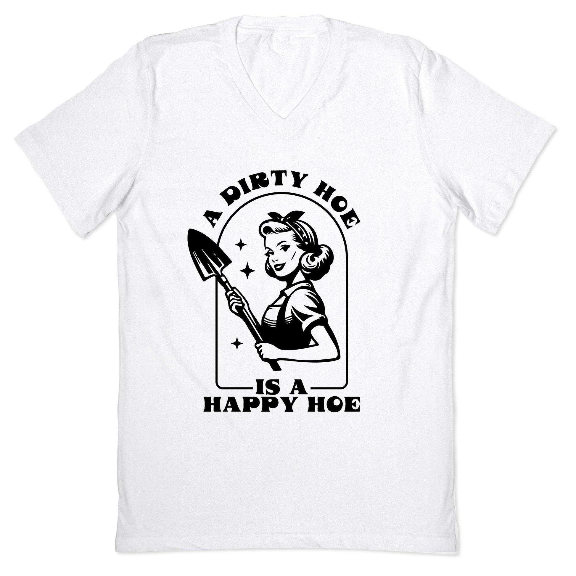 Dirty Hoe, Happy Hoe V-Neck