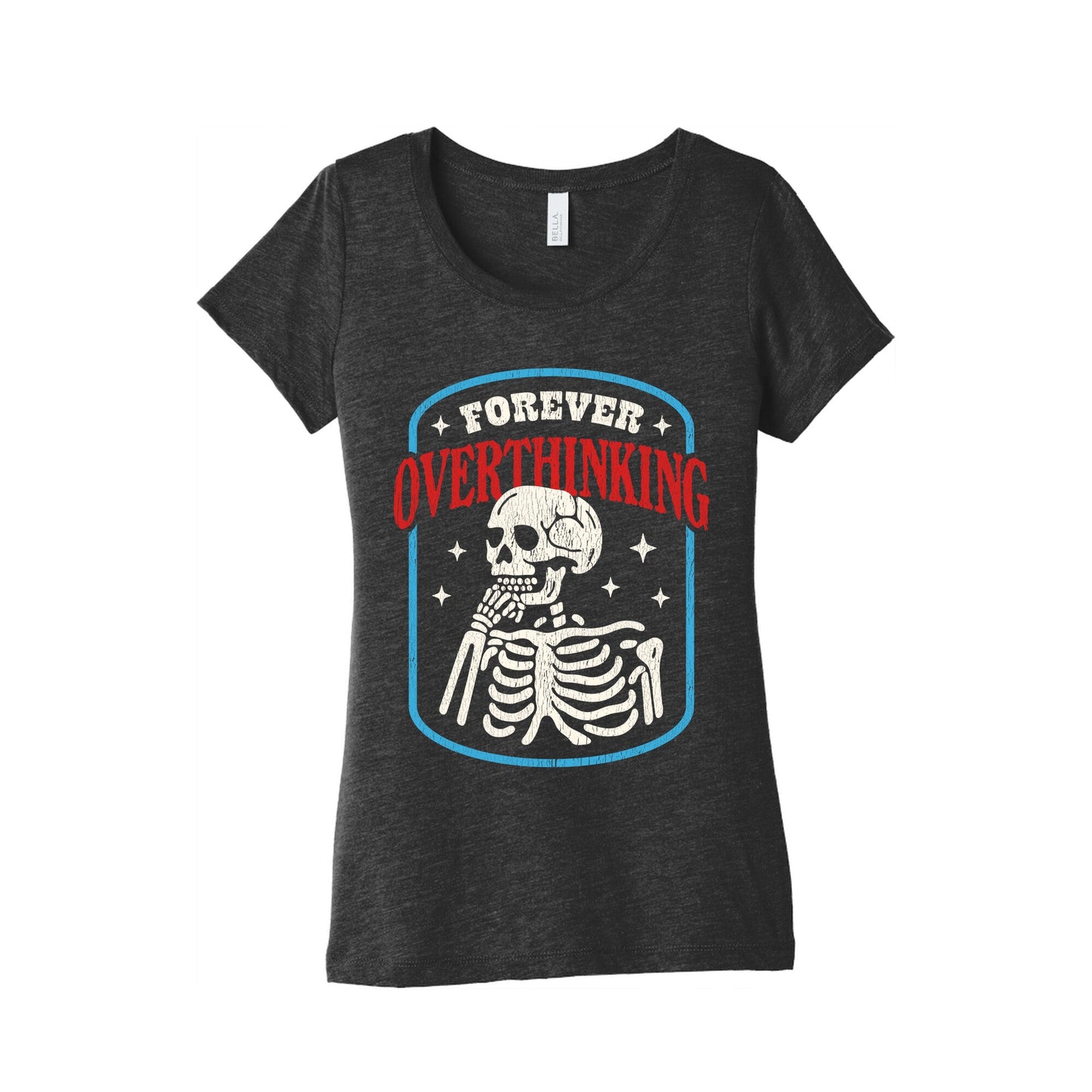 Overthinking Womens Triblend Tee