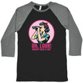 Nobody Gives A Shit Baseball Tee