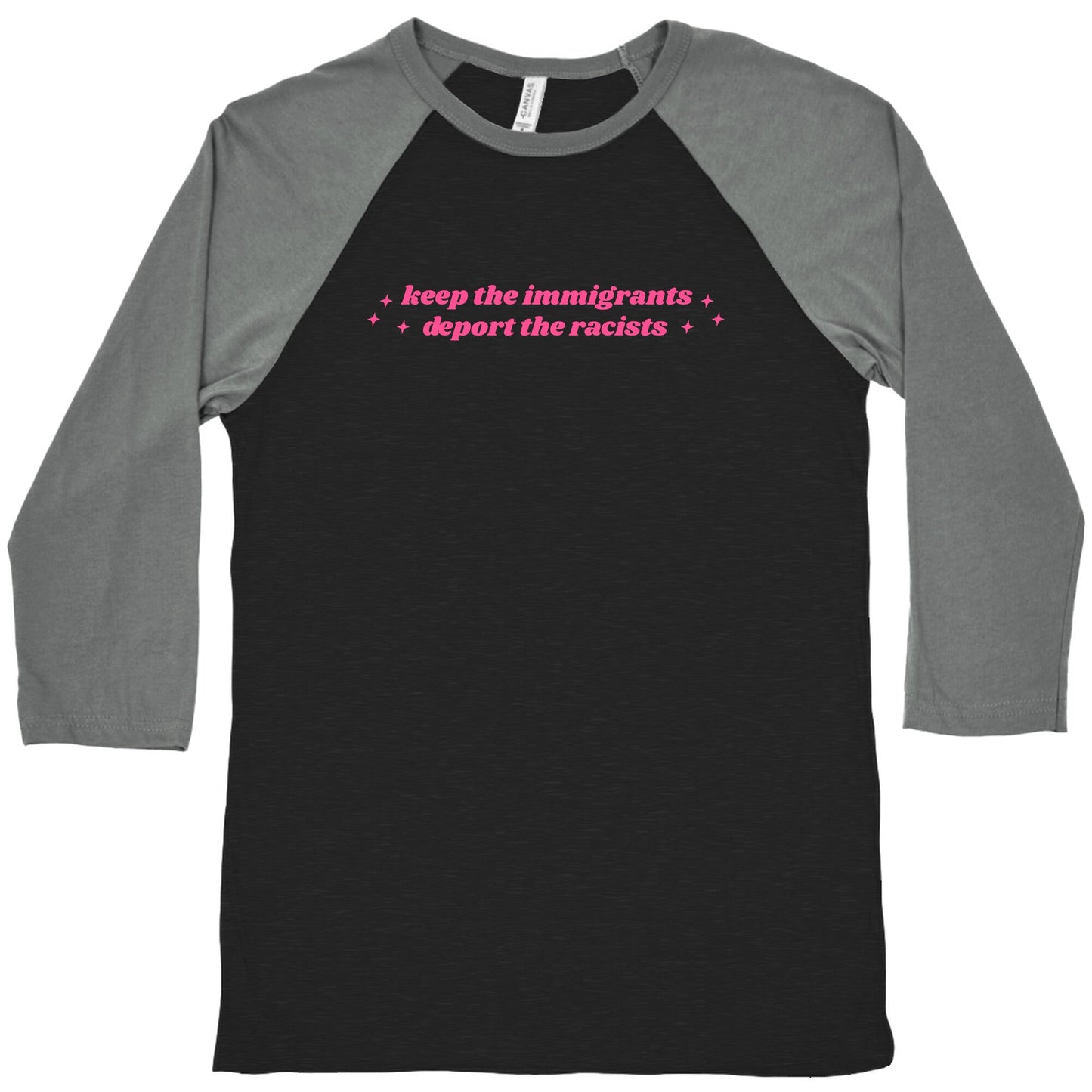 Keep The Immigrants, Deport The Racists Baseball Tee