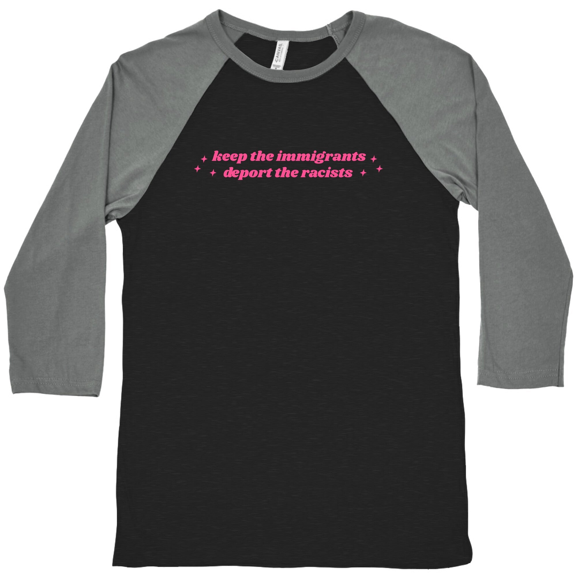 Keep The Immigrants, Deport The Racists Baseball Tee
