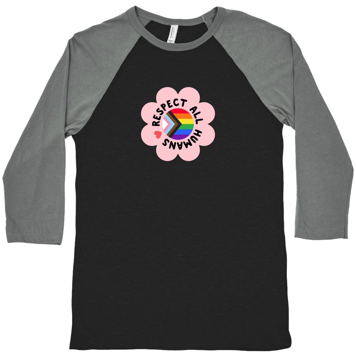 Respect All Humans Baseball Tee