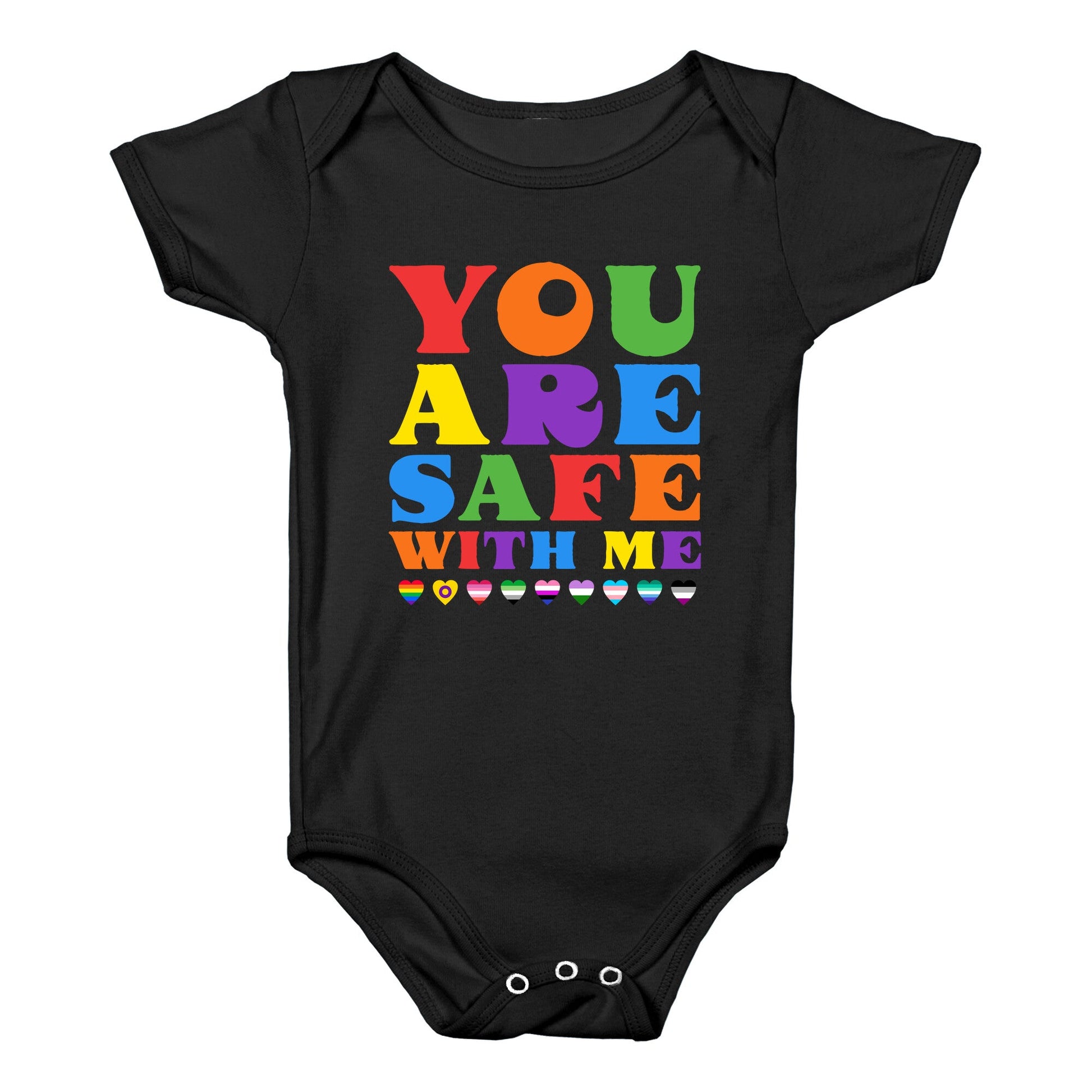 You Are Safe With Me Baby One-Piece