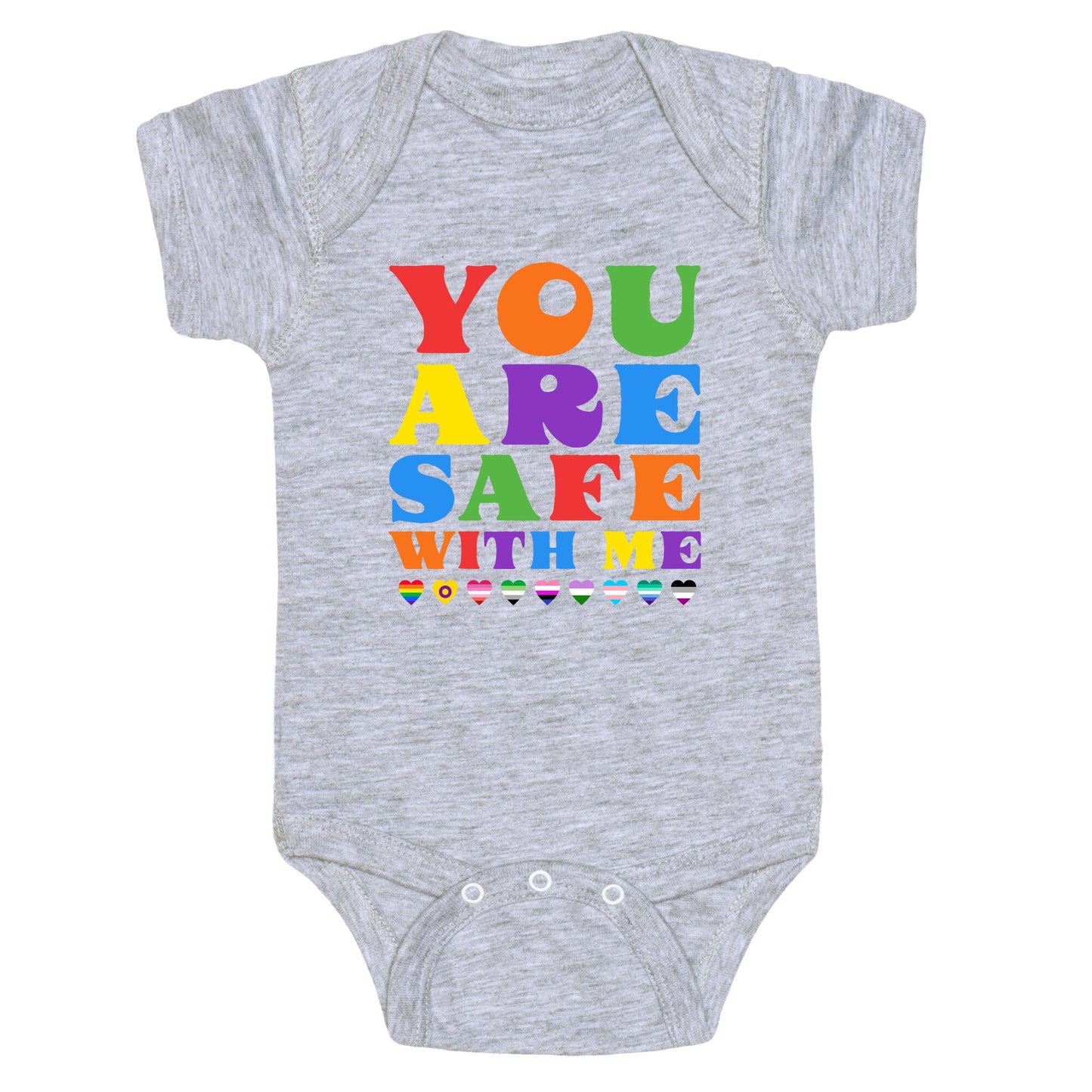 You Are Safe With Me Baby One-Piece