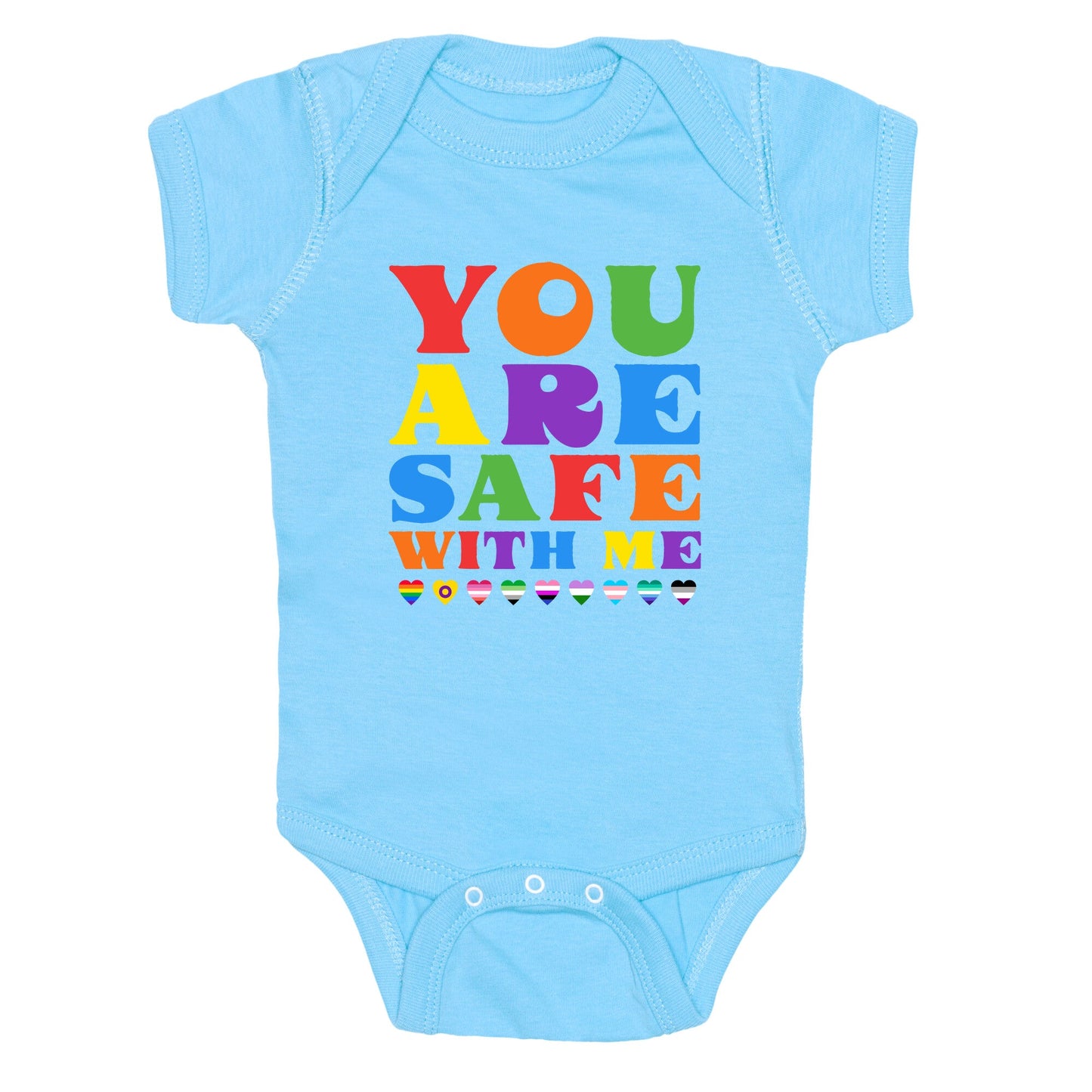 You Are Safe With Me Baby One-Piece