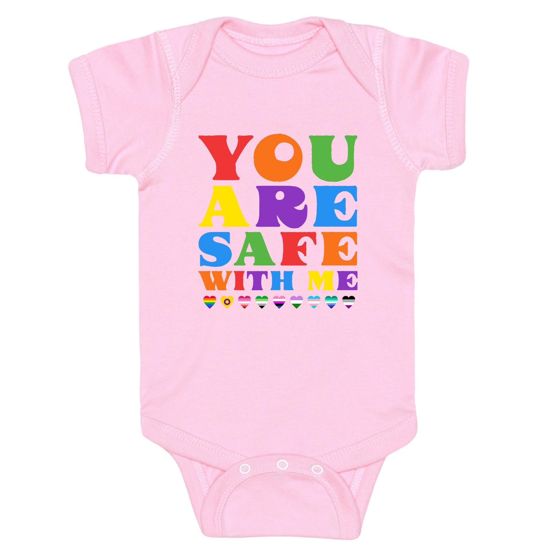 You Are Safe With Me Baby One-Piece