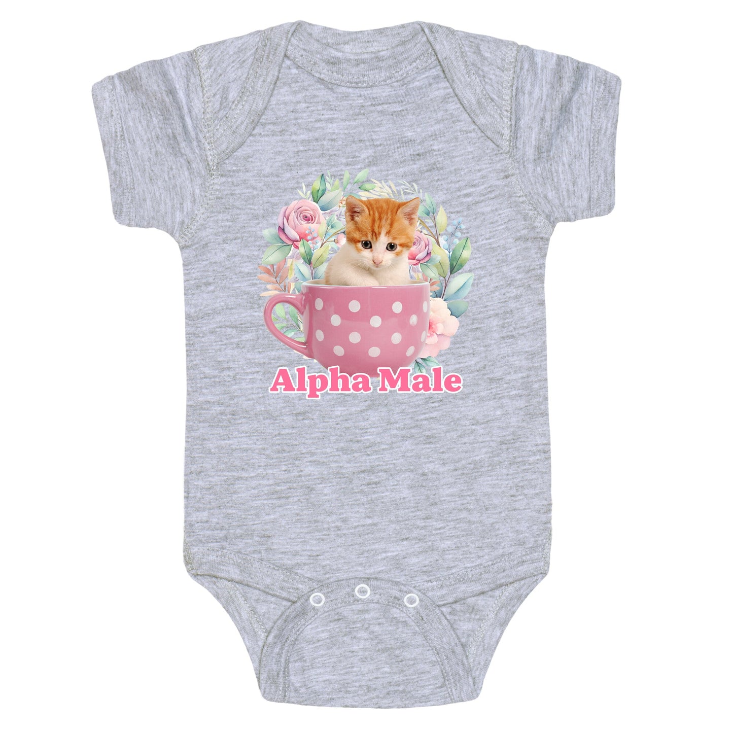 Alpha Male Kitten Baby One-Piece