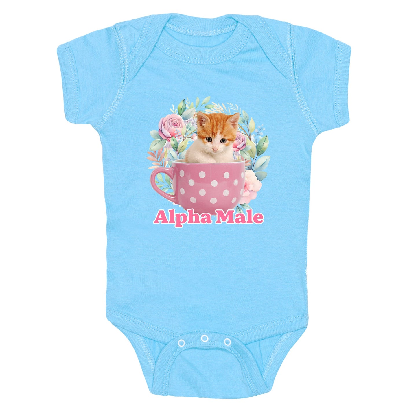Alpha Male Kitten Baby One-Piece