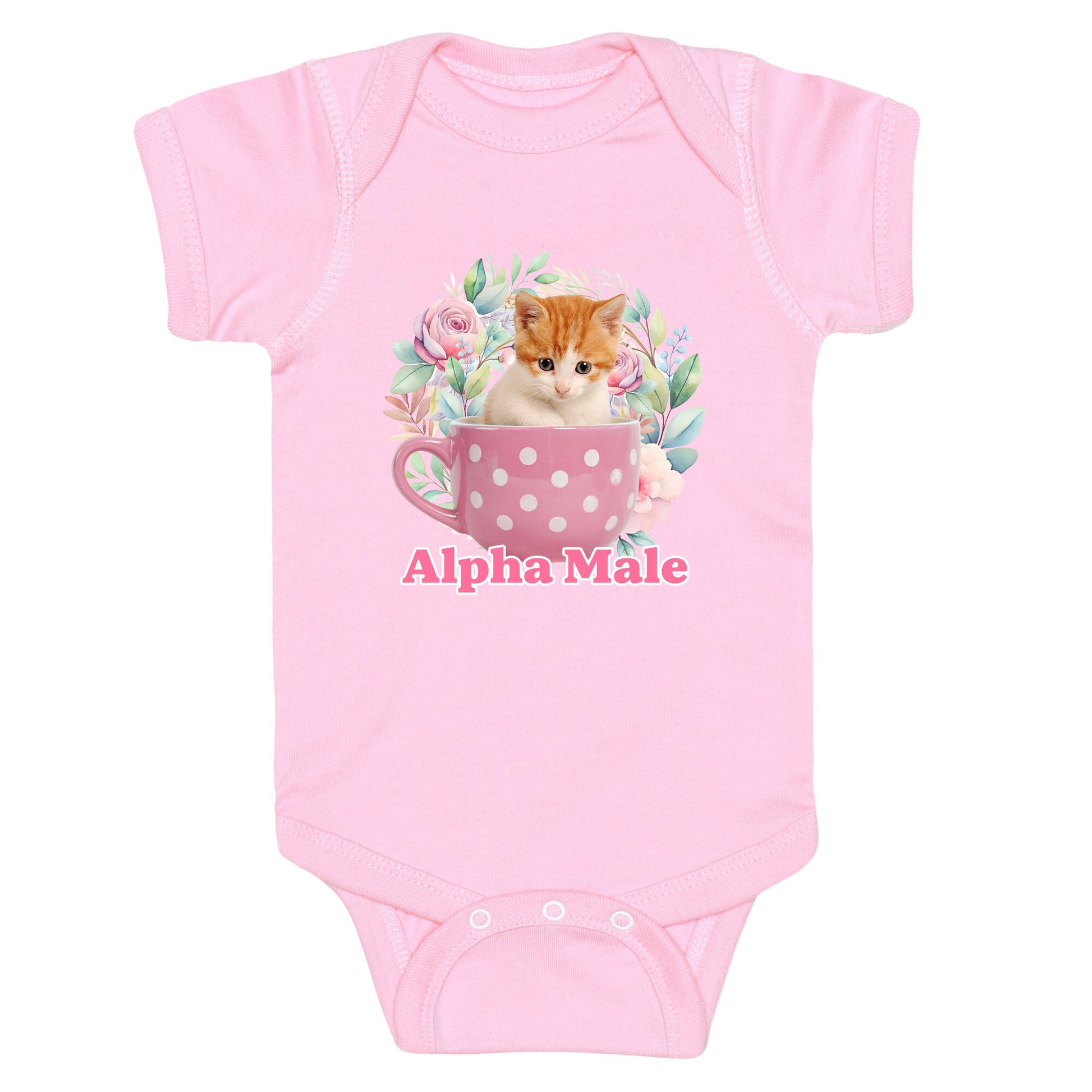 Alpha Male Kitten Baby One-Piece