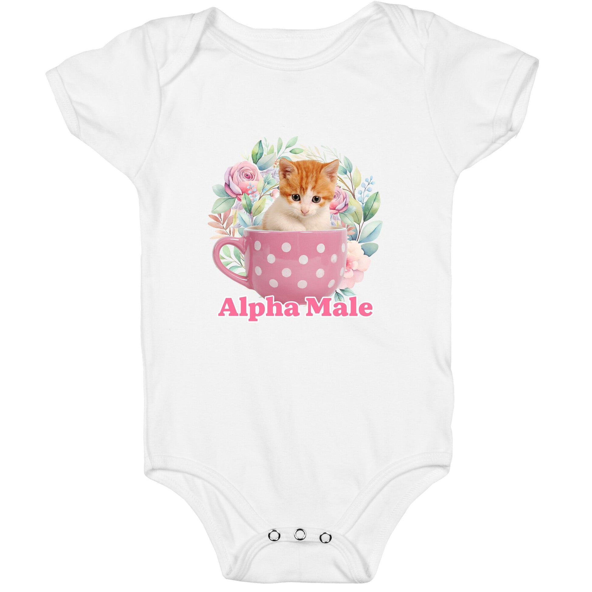 Alpha Male Kitten Baby One-Piece