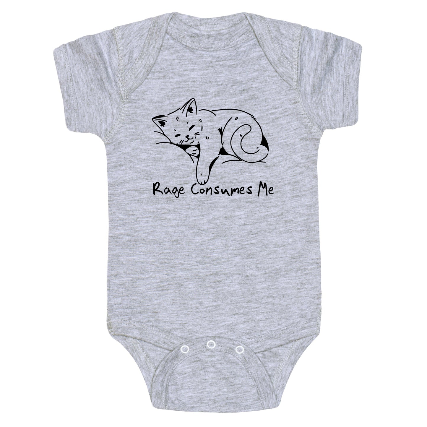 Rage Consumes Me Kitten Baby One-Piece