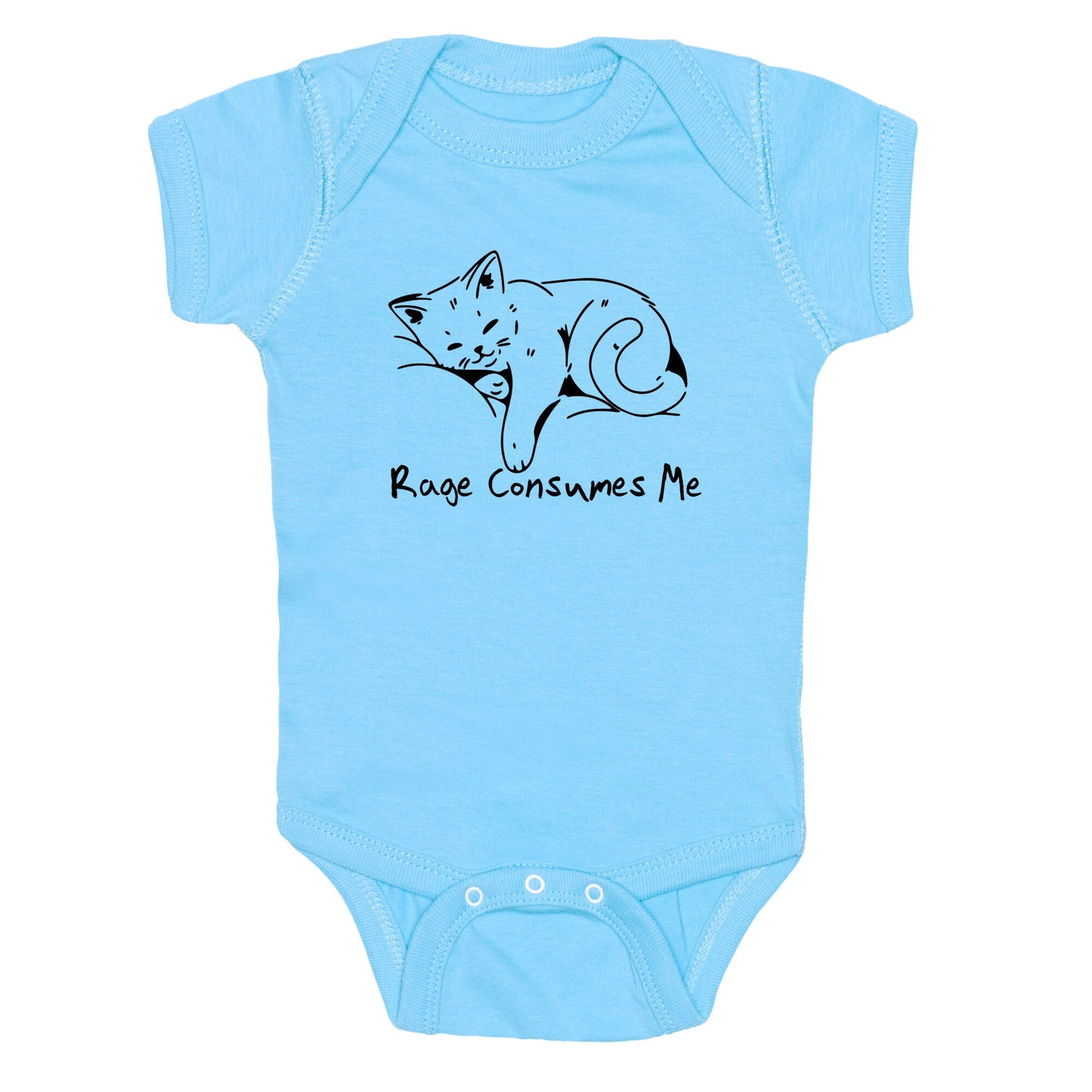 Rage Consumes Me Kitten Baby One-Piece