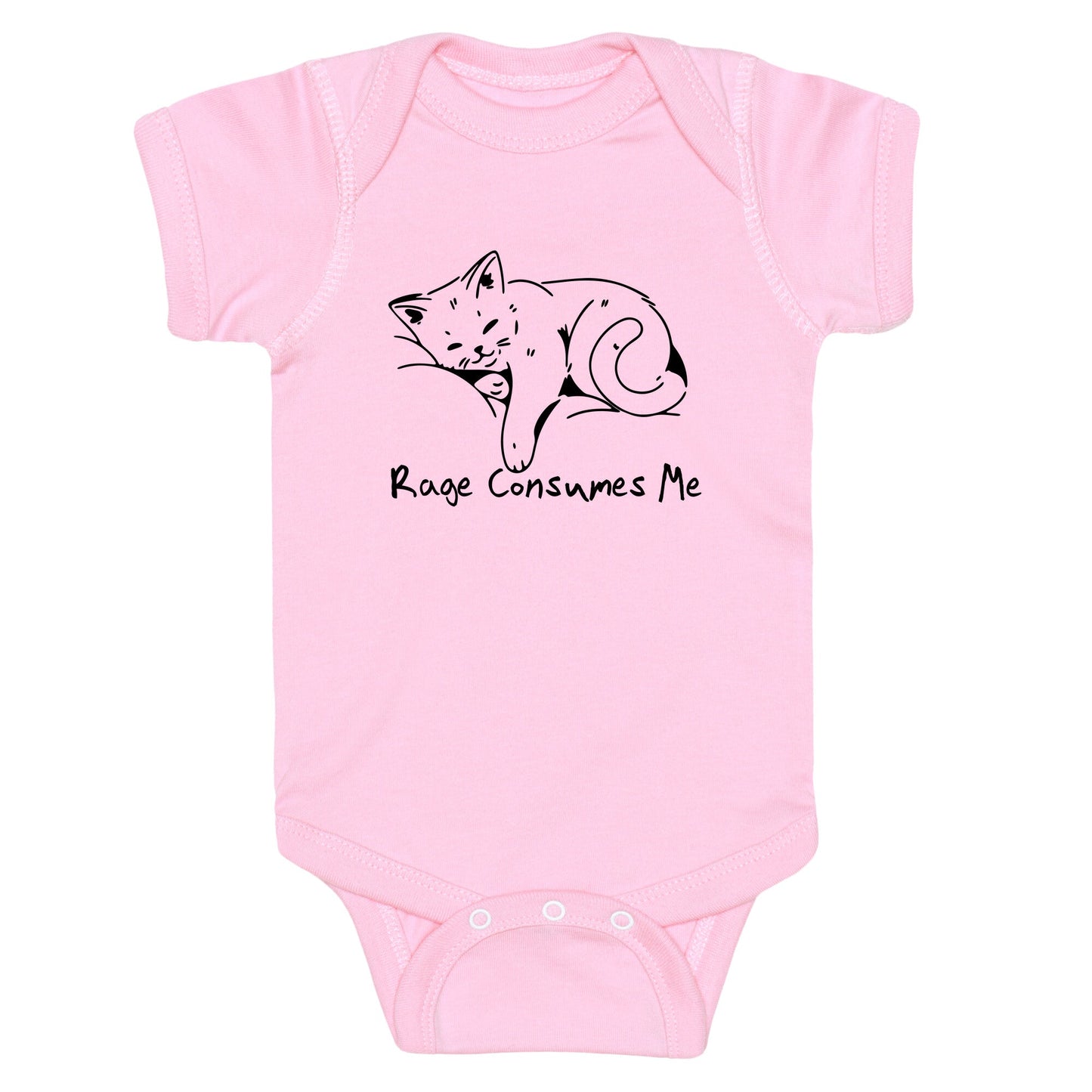 Rage Consumes Me Kitten Baby One-Piece