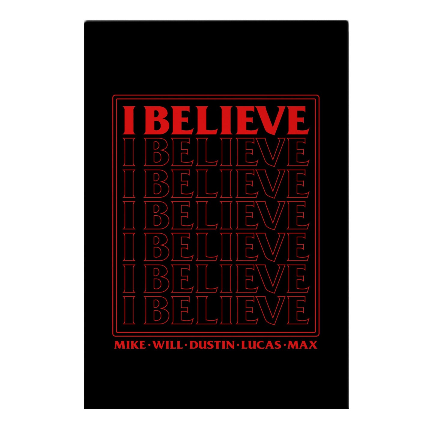 I Believe Garden Flag