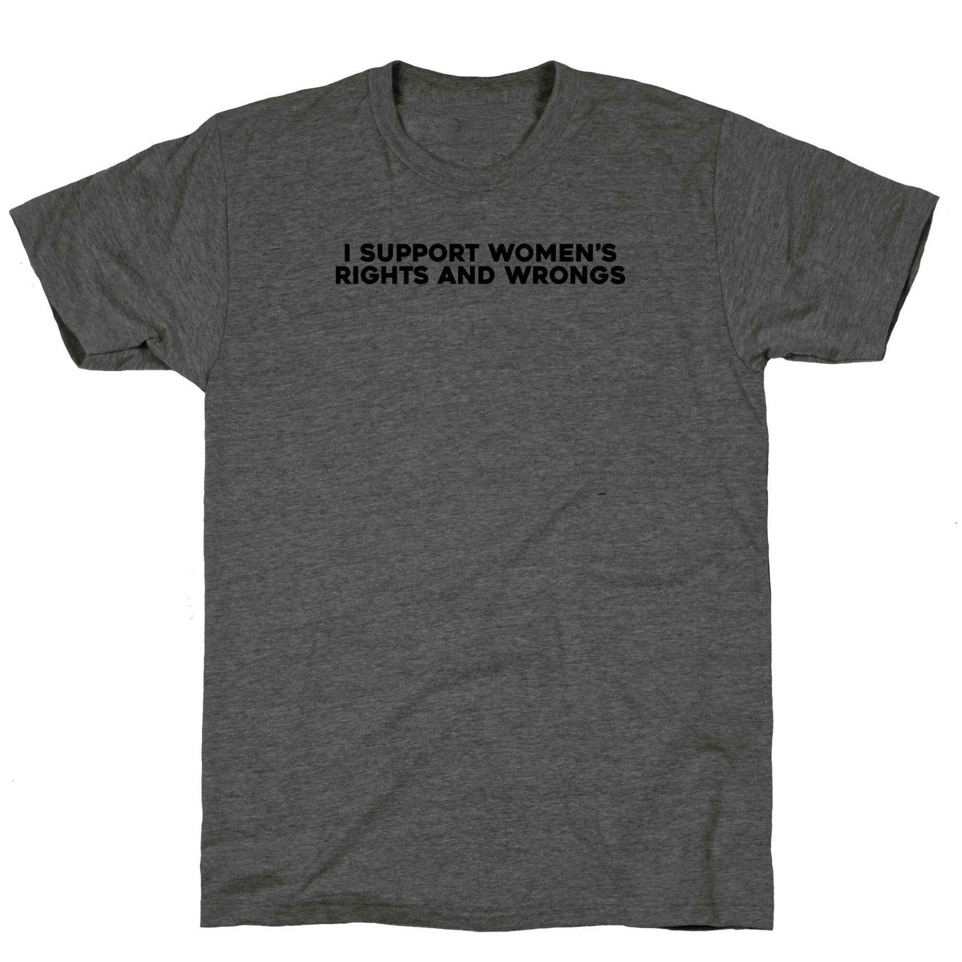 Womens Rights And Wrongs Unisex Triblend Tee
