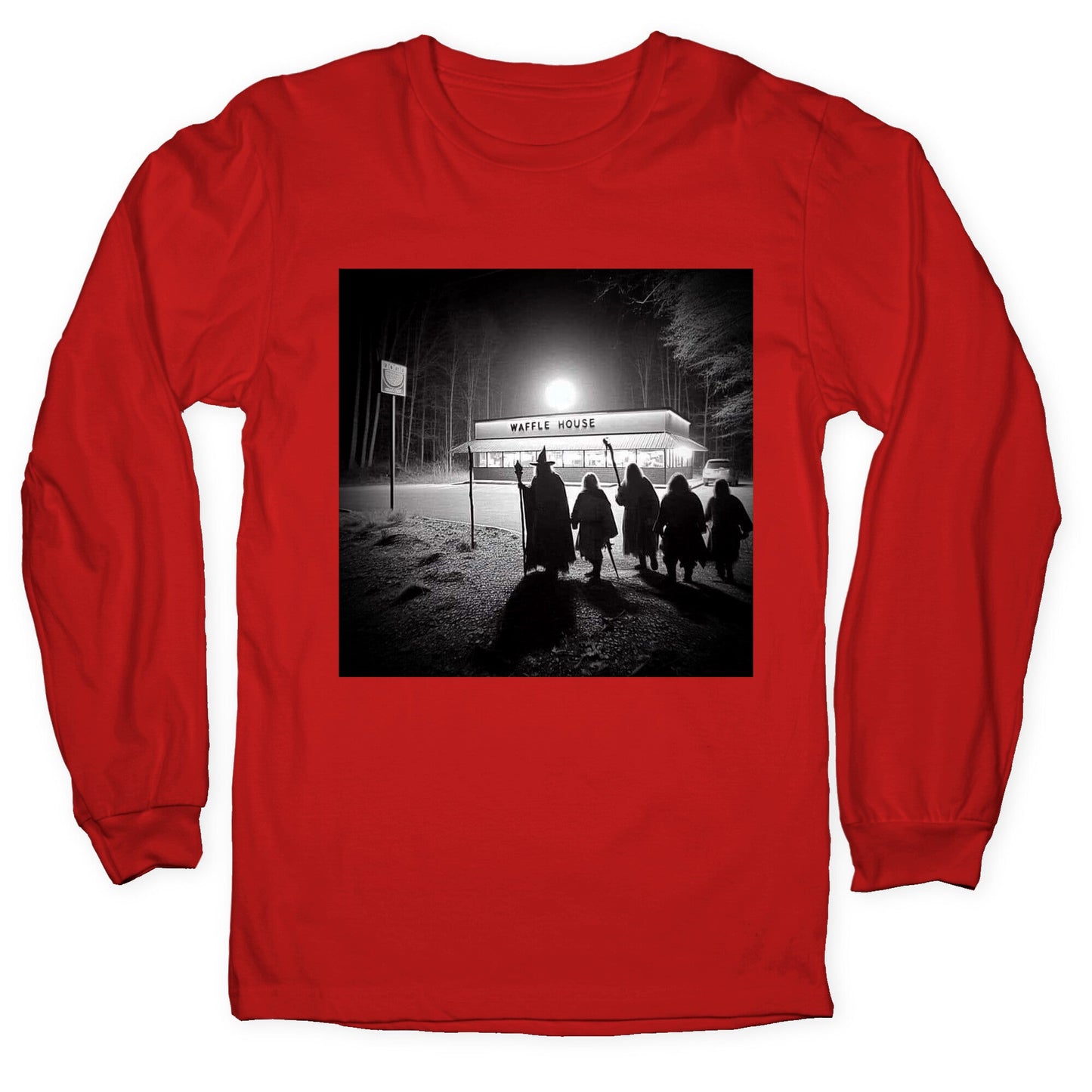 Fellowship Of The Waffle House Longsleeve Tee