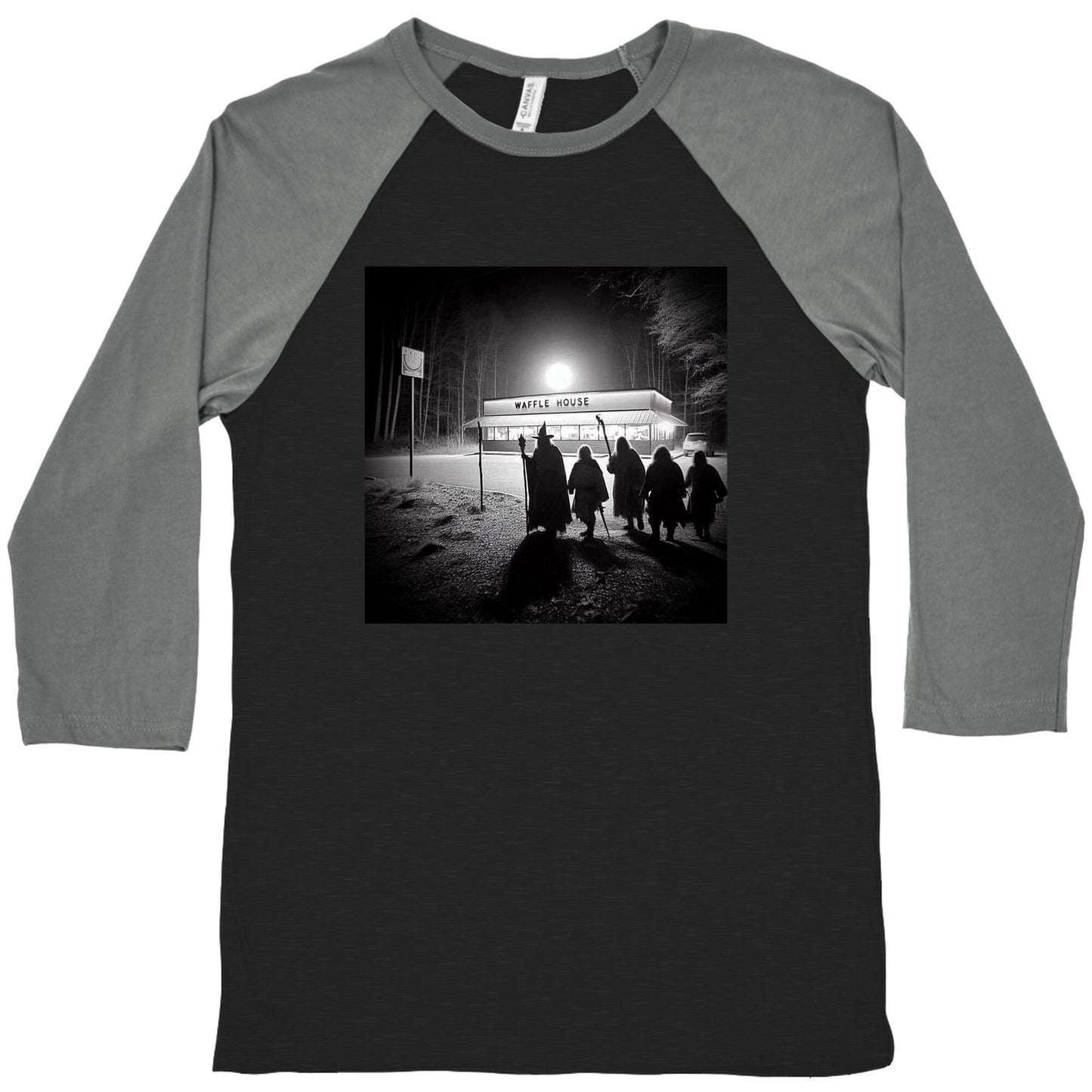 Fellowship Of The Waffle House Baseball Tee