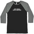 Hot Girls Hate Fascism Baseball Tee