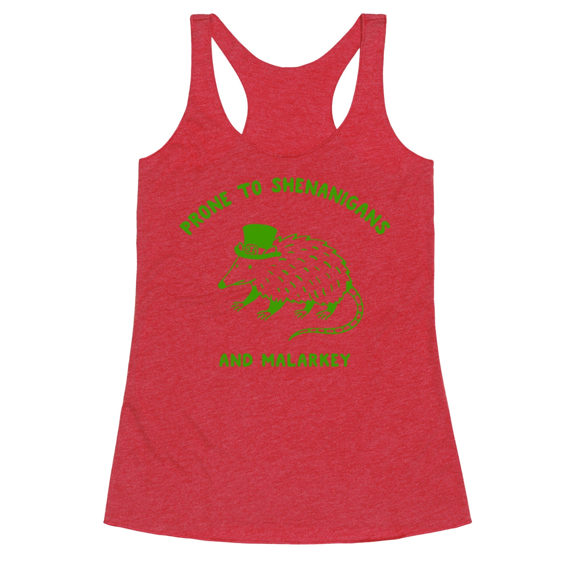 Shenanigans And Malarkey Racerback Tank