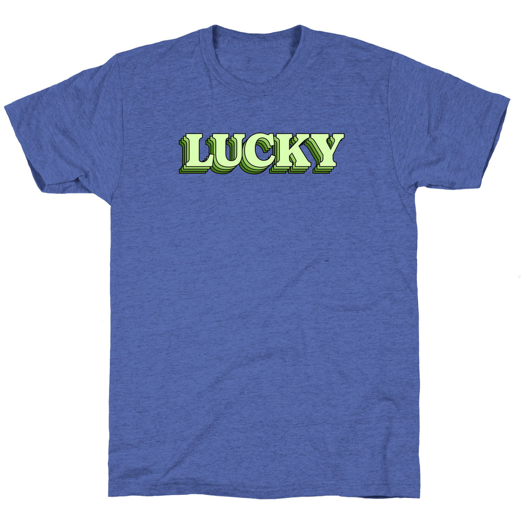 Lucky Unisex Triblend Tee